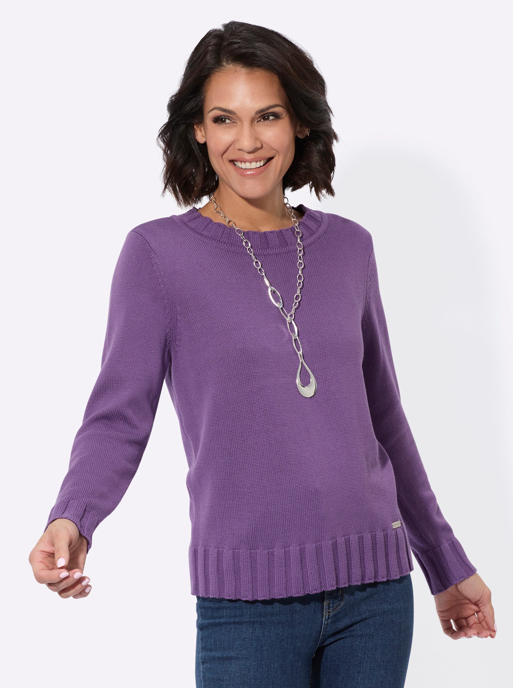 Strickpullover Langarm-Pullover