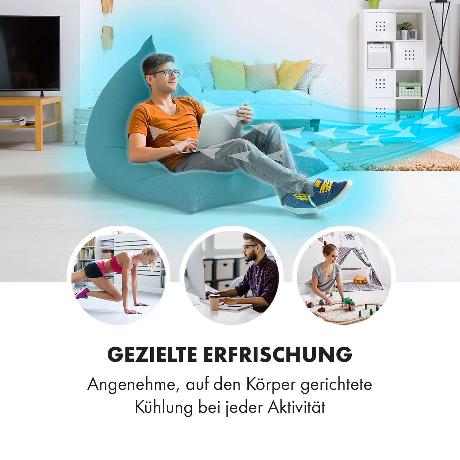 Klarstein Bodenventilator Clear Stream