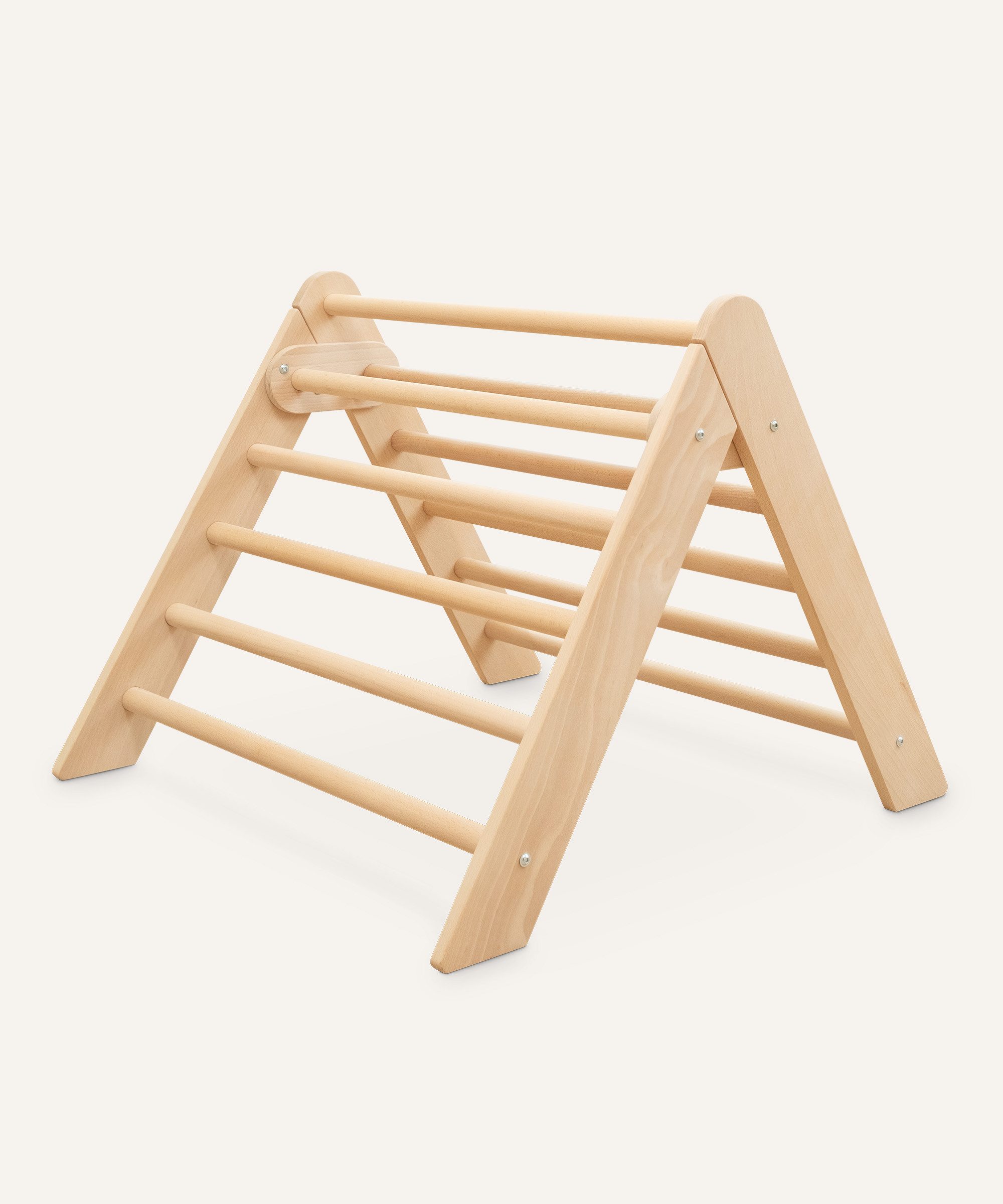 Ehrenkind Klettergerüst Kletterdreieck nach Pikler Art Montessori, klappbar aus massivem Buchenholz