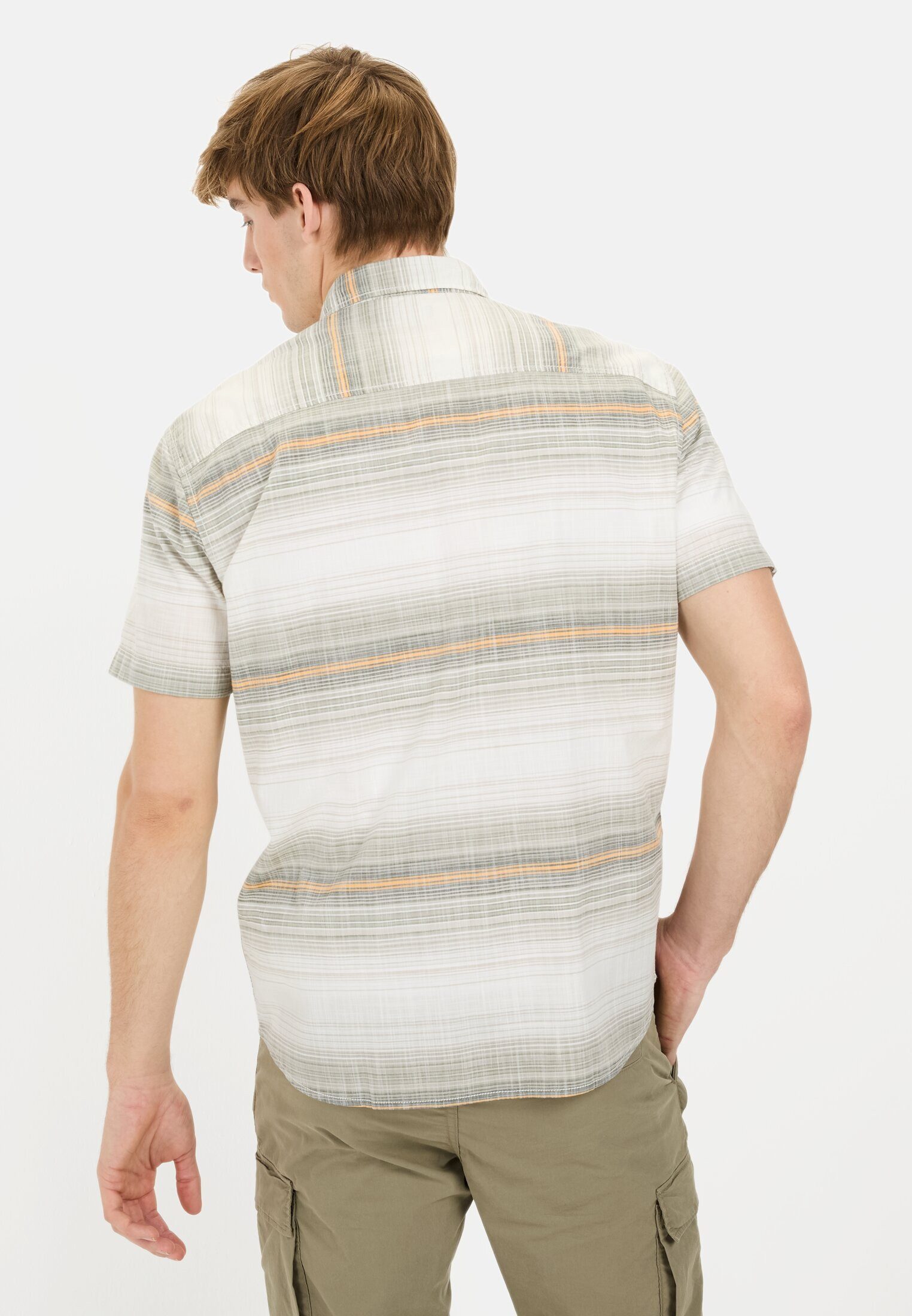 camel active Karohemd mit Karomuster Kurzarm Kentkragen Kentkragen günstig online kaufen