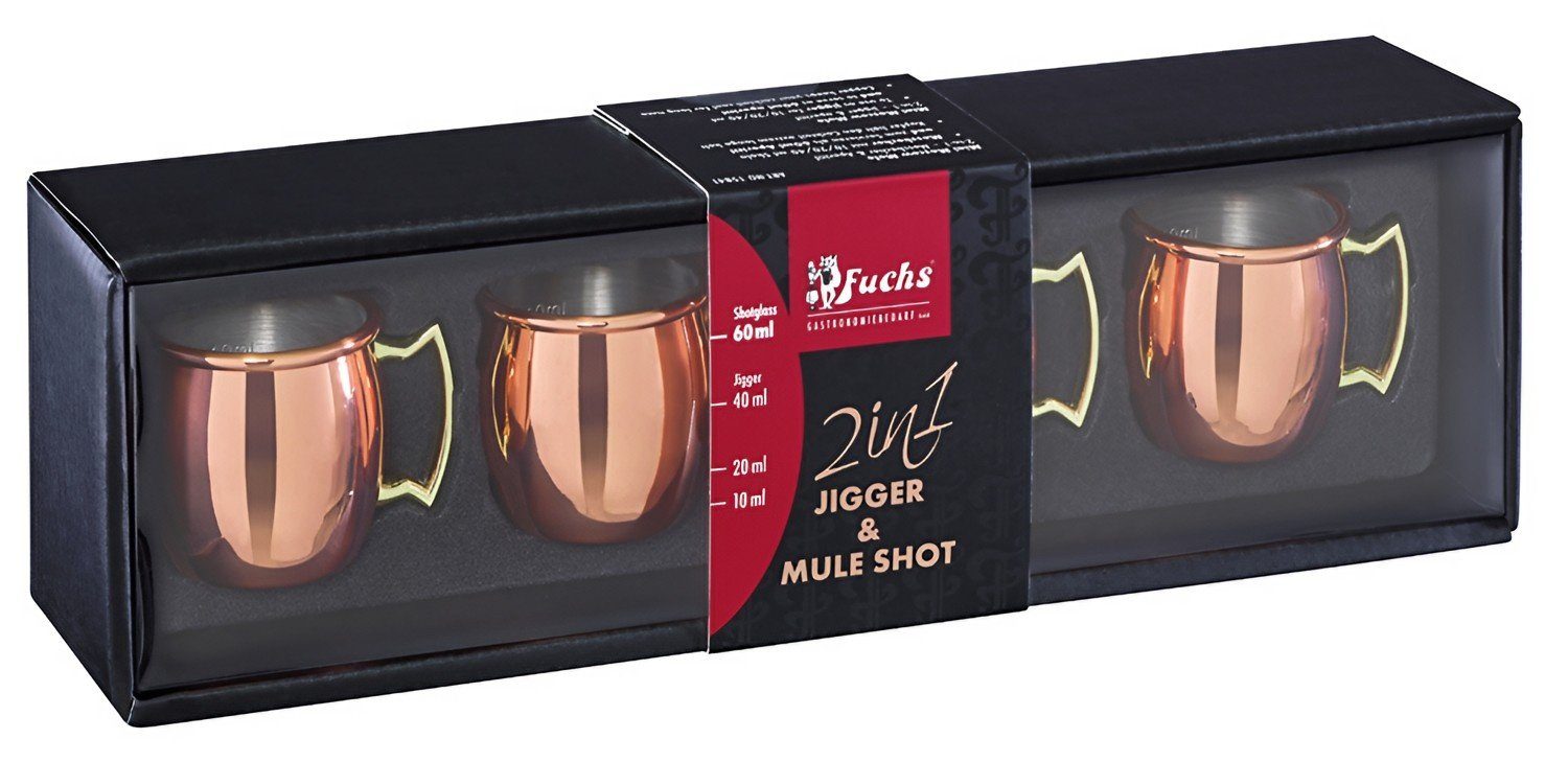 FUCHS Becher 4-er Set Mini Moscow Mule Becher