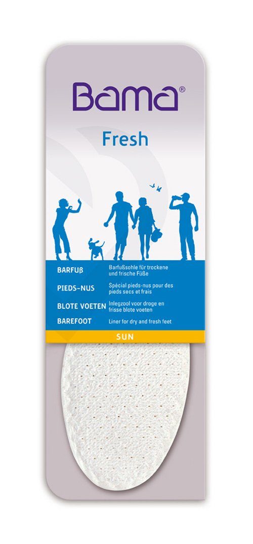BAMA Group Barfußsohlen Sun Weiß - die Sommersohle
