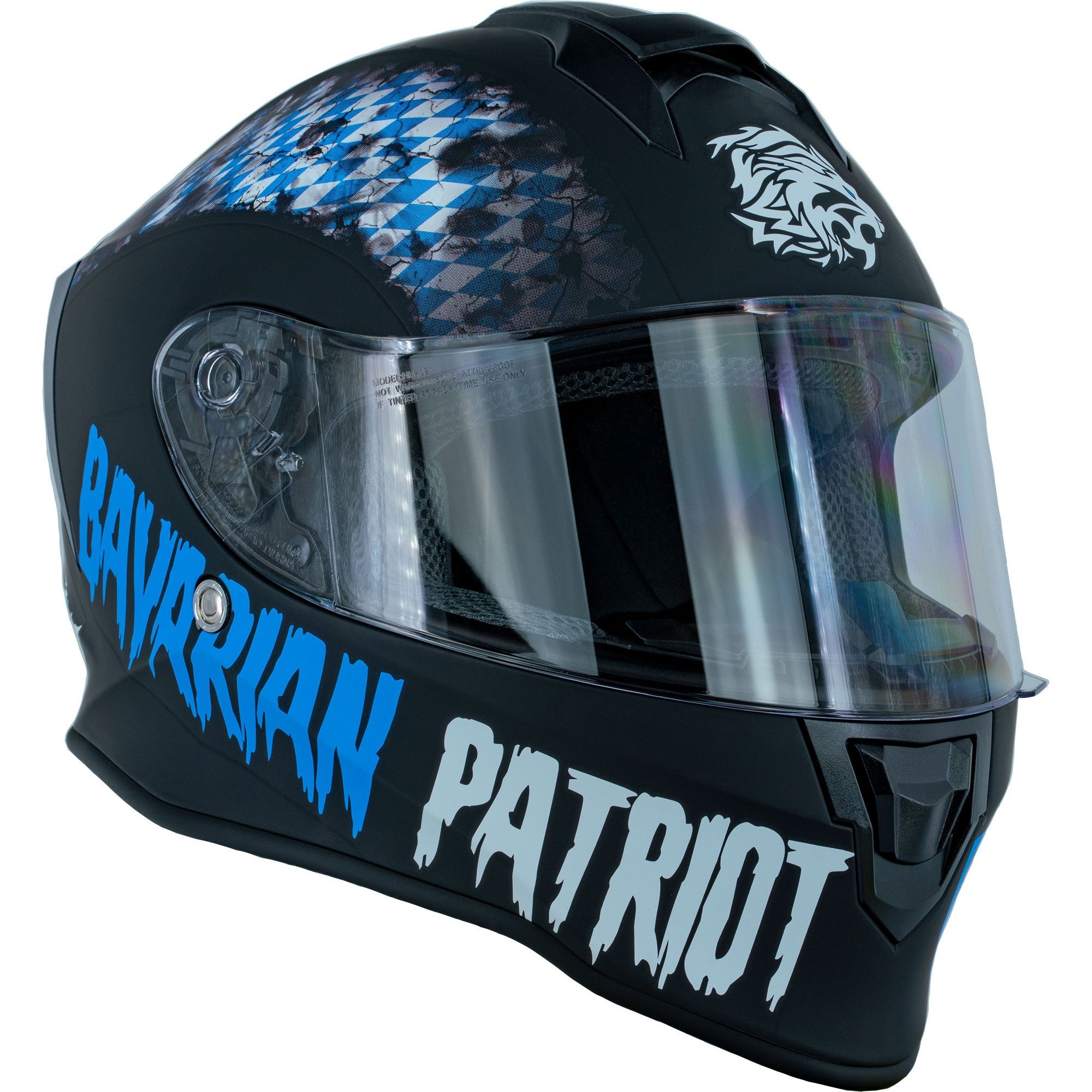 Broken Head Motorradhelm Bavarian Patriot Ltd., Für waschechte Bayern!