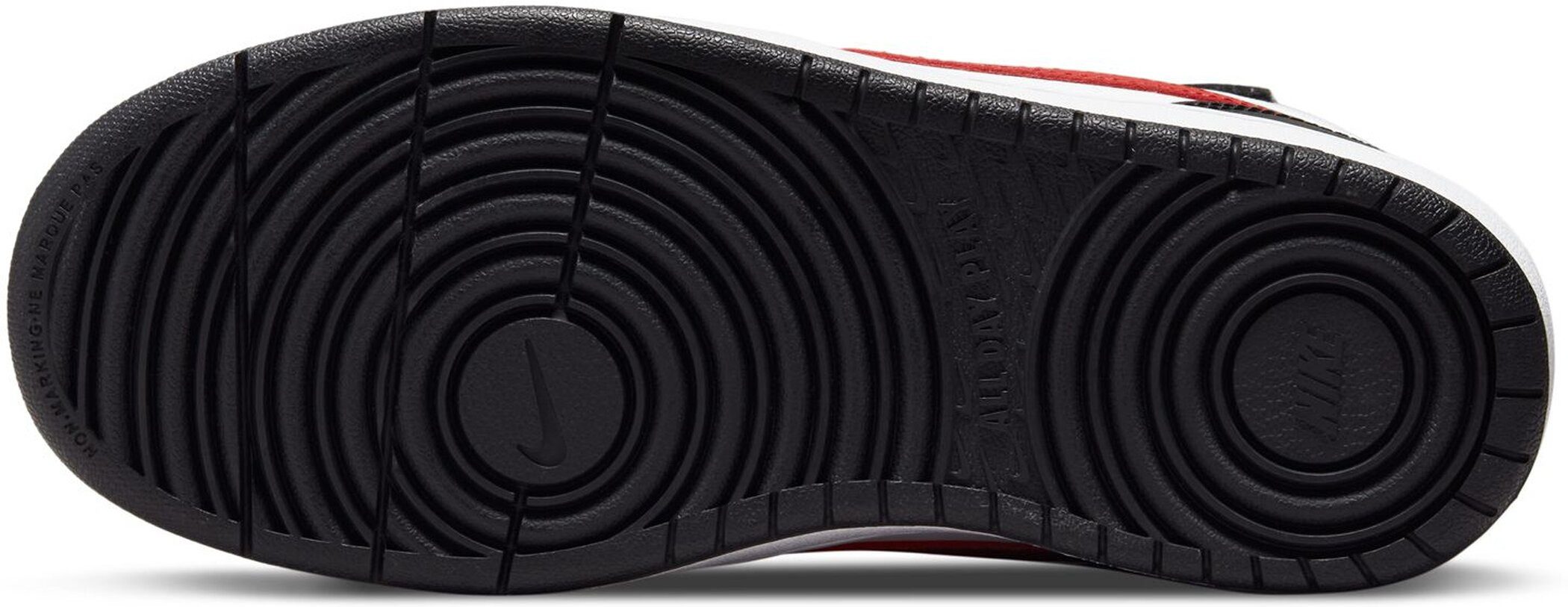Nike COURT BOROUGH MID 2 (GS) WHITE/UNIVERSITY RED-BLACK Sneaker günstig online kaufen
