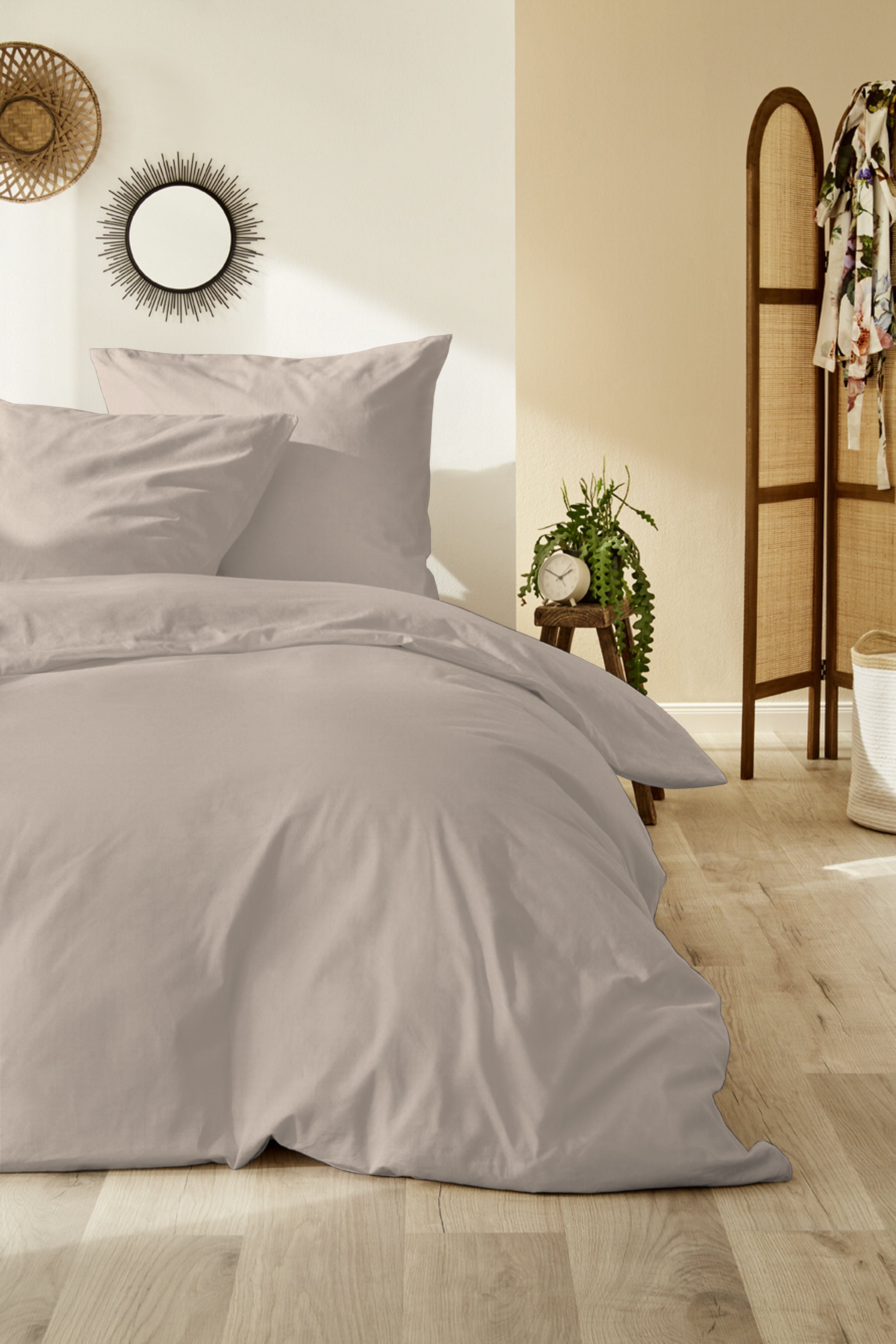 Primera Bettwäsche Edelflanell-Bettwäsche Smooth, Edel-Köper-Flanell, 1 günstig online kaufen
