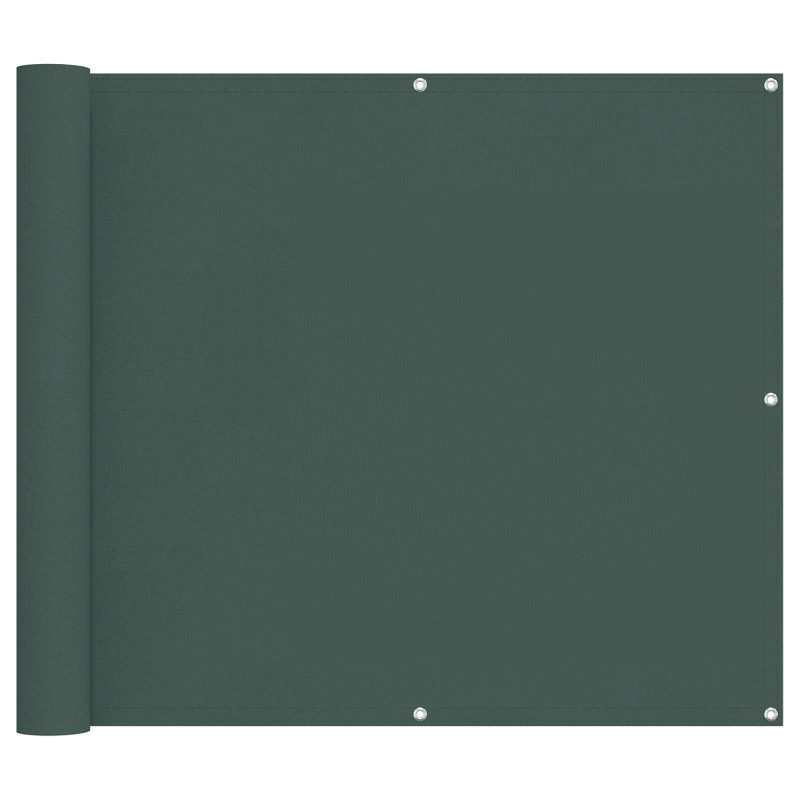 vidaXL Balkonsichtschutz Balkonsichtschutz 100 x 500 cm Oxford-Stoff Rechteckig (1-St)