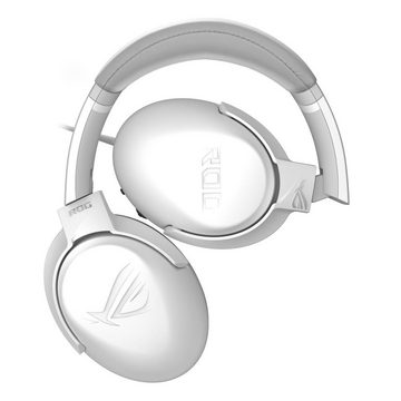 Asus ROG Strix Go Core Moonlight White Gaming-Headset (kabelgebunden, 3,5mm-Klinkenstecker, leicht, Weiß)