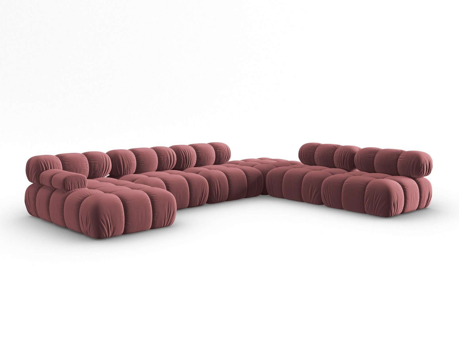 Micadoni Ecksofa Bellis, modular Panorama 7-Sitzer günstig online kaufen