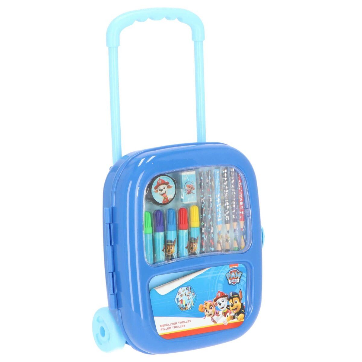PAW PATROL Kreativset Paw Patrol Gefüllter trolley mit schreibwaren 20 Teile