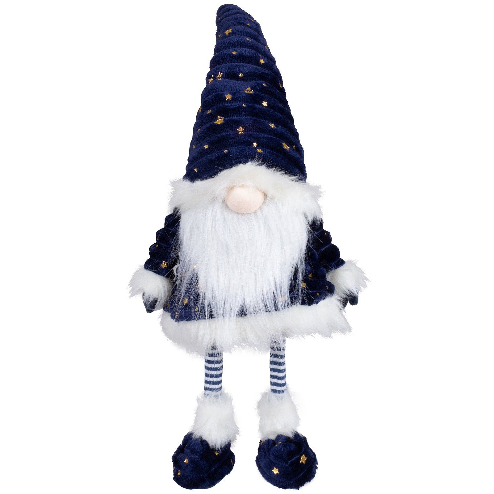 Christmas Paradise Бес Weihnachtsfigur 45 cm (62 cm) (Gnom, 1 St., Weihnachtsdeko), Wackelfigur, blau