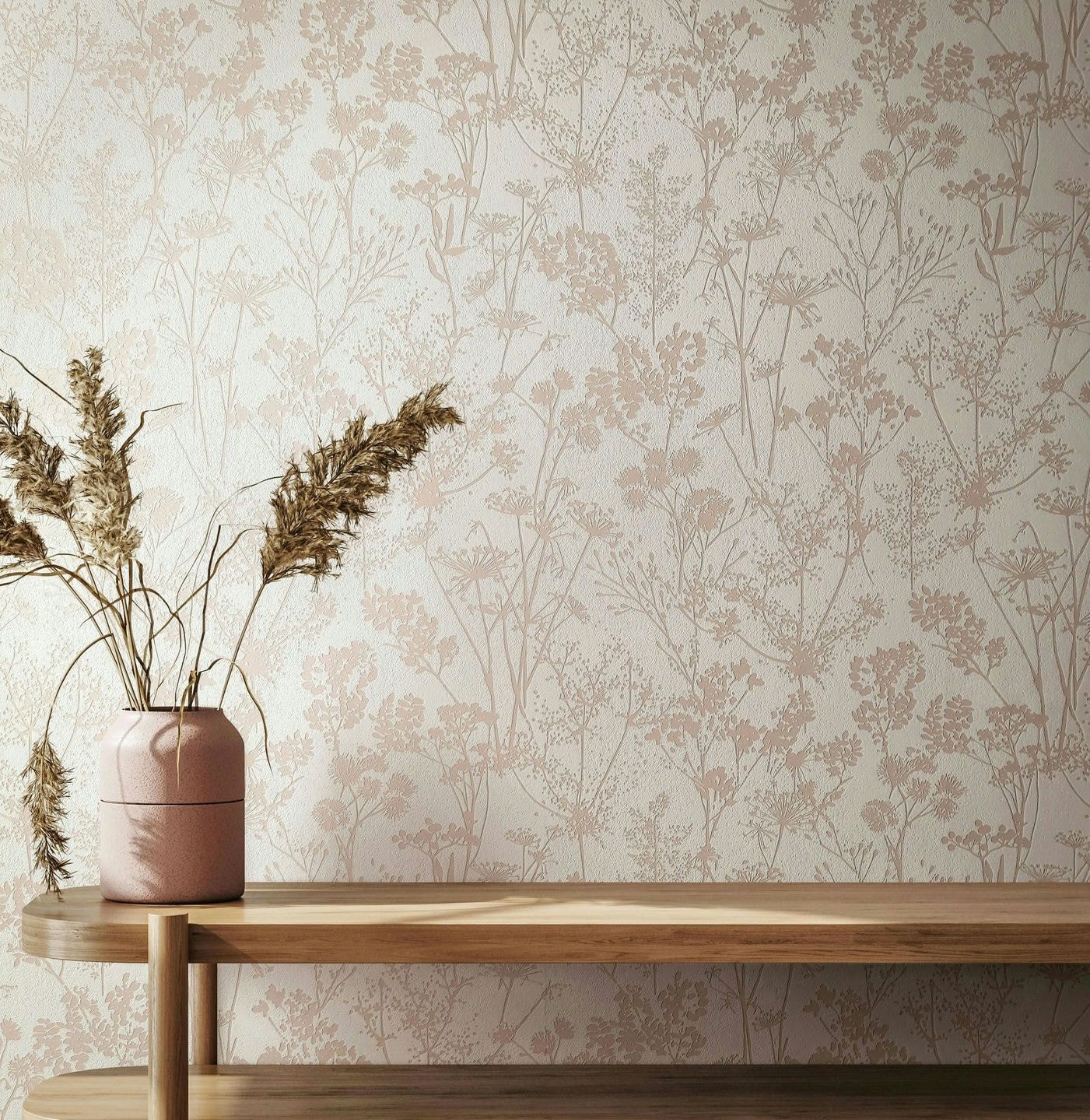 Marburg Vliestapete Tapete Light Garden, geprägt, floral, moderne Vliestape günstig online kaufen