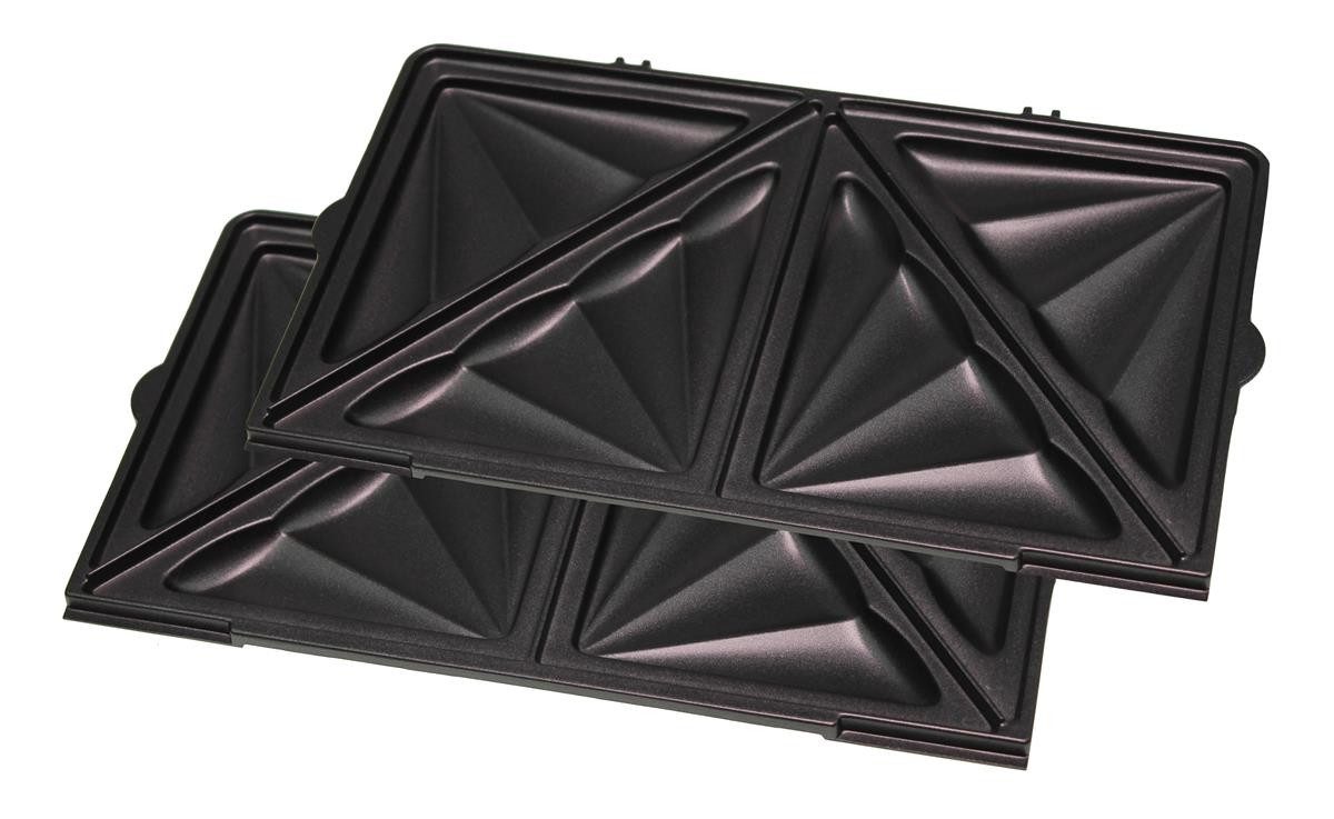 Grillplatte 2x Unold 4835640 Sandwich-Platten für 48356 ONYX Mulit 3in1 Kontaktgr