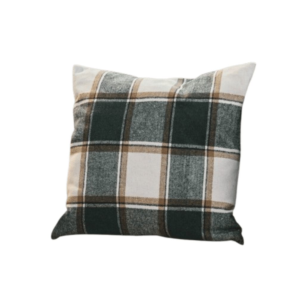 Home-trends24.de Kissenhülle Kissenhülle Karo Flanell Grün günstig online kaufen