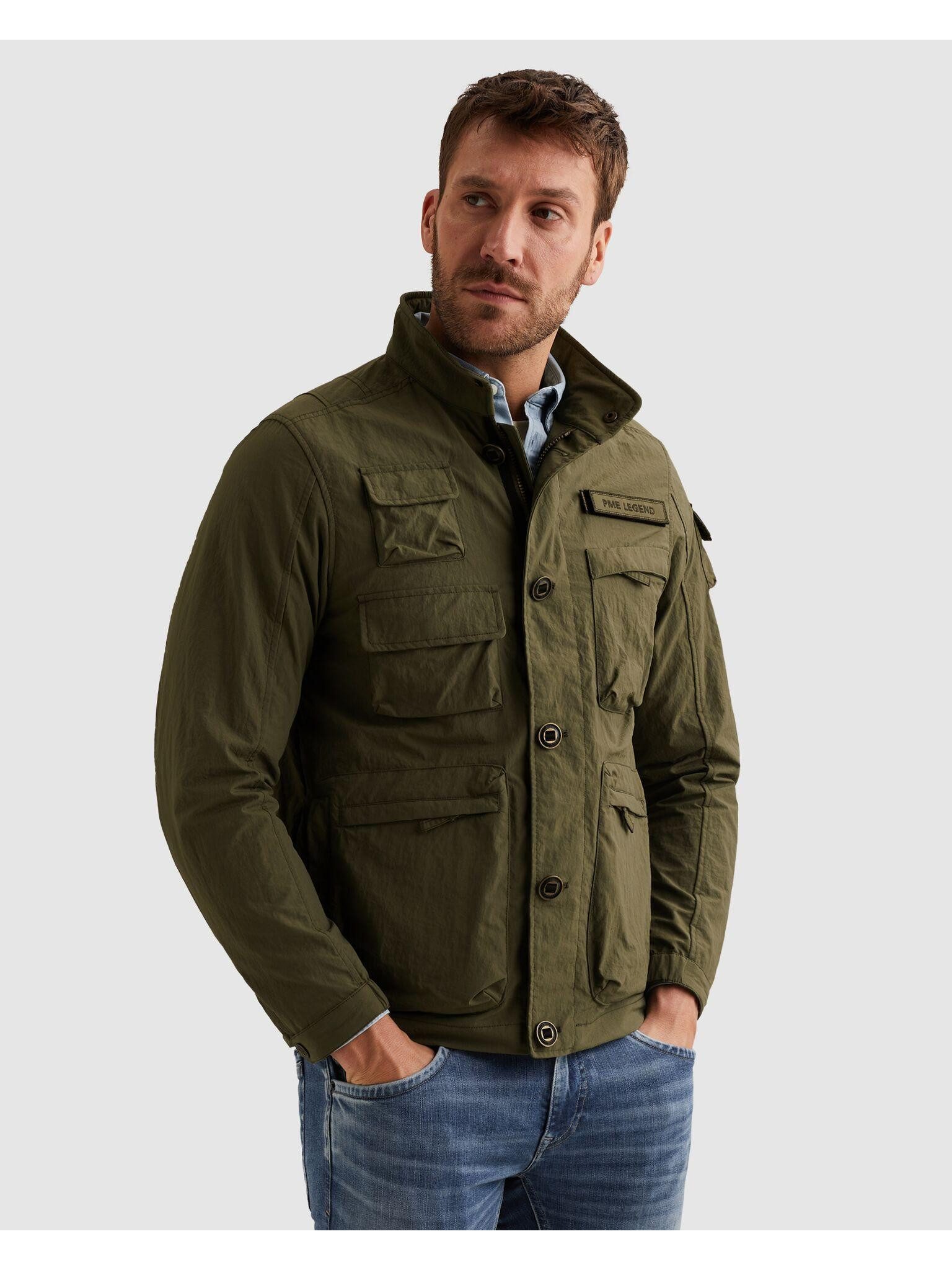 PME LEGEND Outdoorjacke Semi long jacket CARGOYET mit Taschen