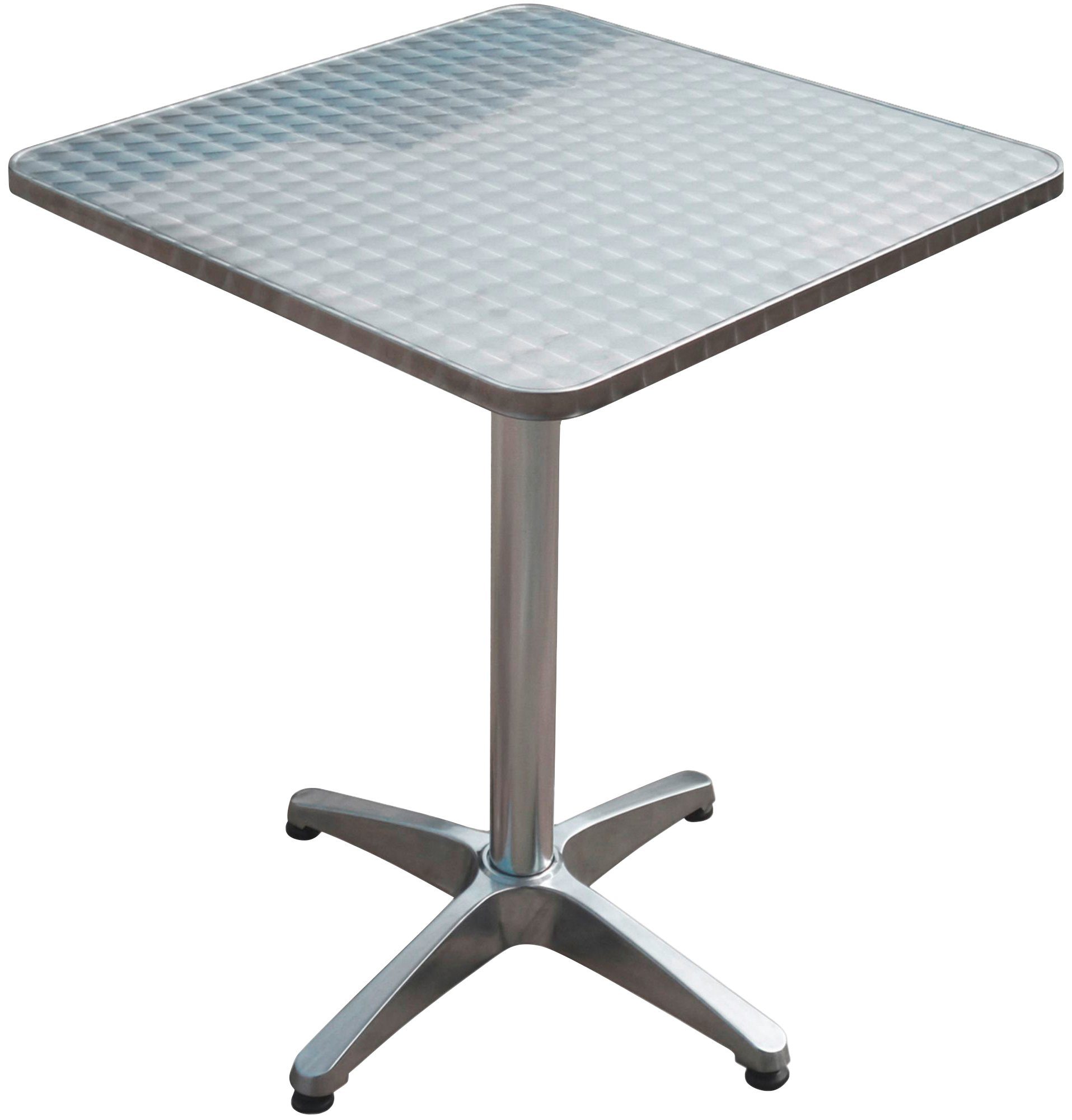 Bistro Tisch, Garden Gartentisch Aluminium-Gestell Alu-Gest, mit Pleasure hochwertigem quadratisch,