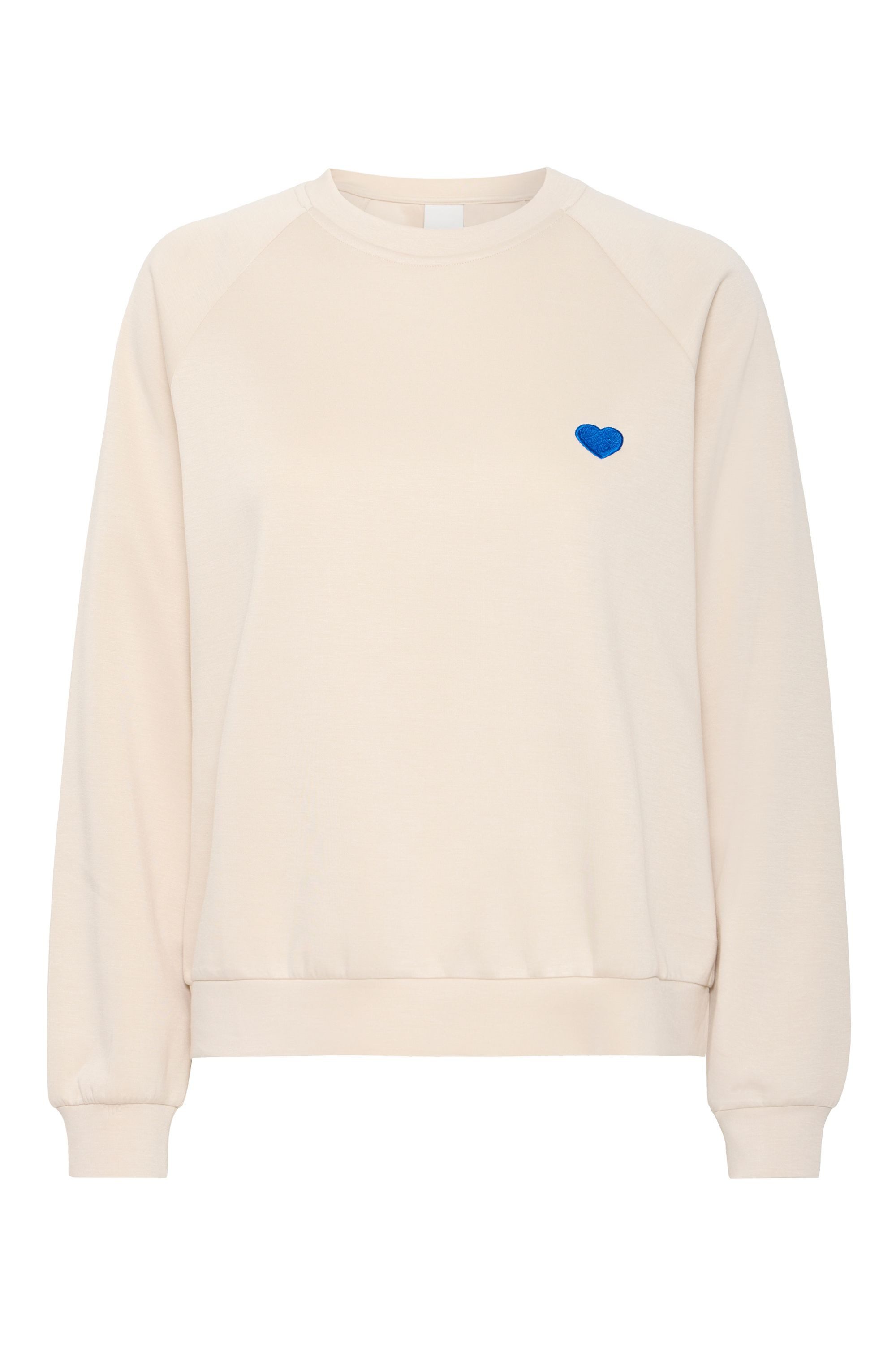 ICHI Sweatshirt IXSVALA LS modisches Sweatshirt mit Herz-Print mehr