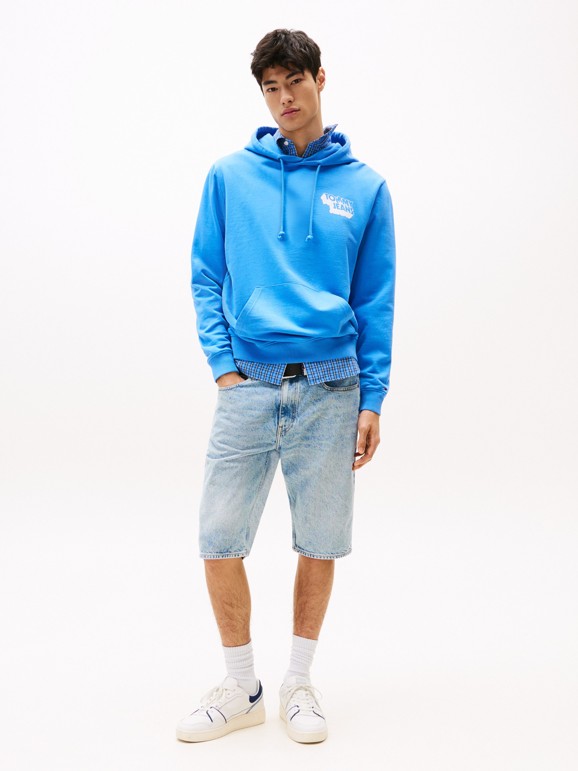 Tommy Jeans Kapuzensweatshirt TJM STACK BACK LOGO HOODIE EXT Mit Rundhalsau günstig online kaufen