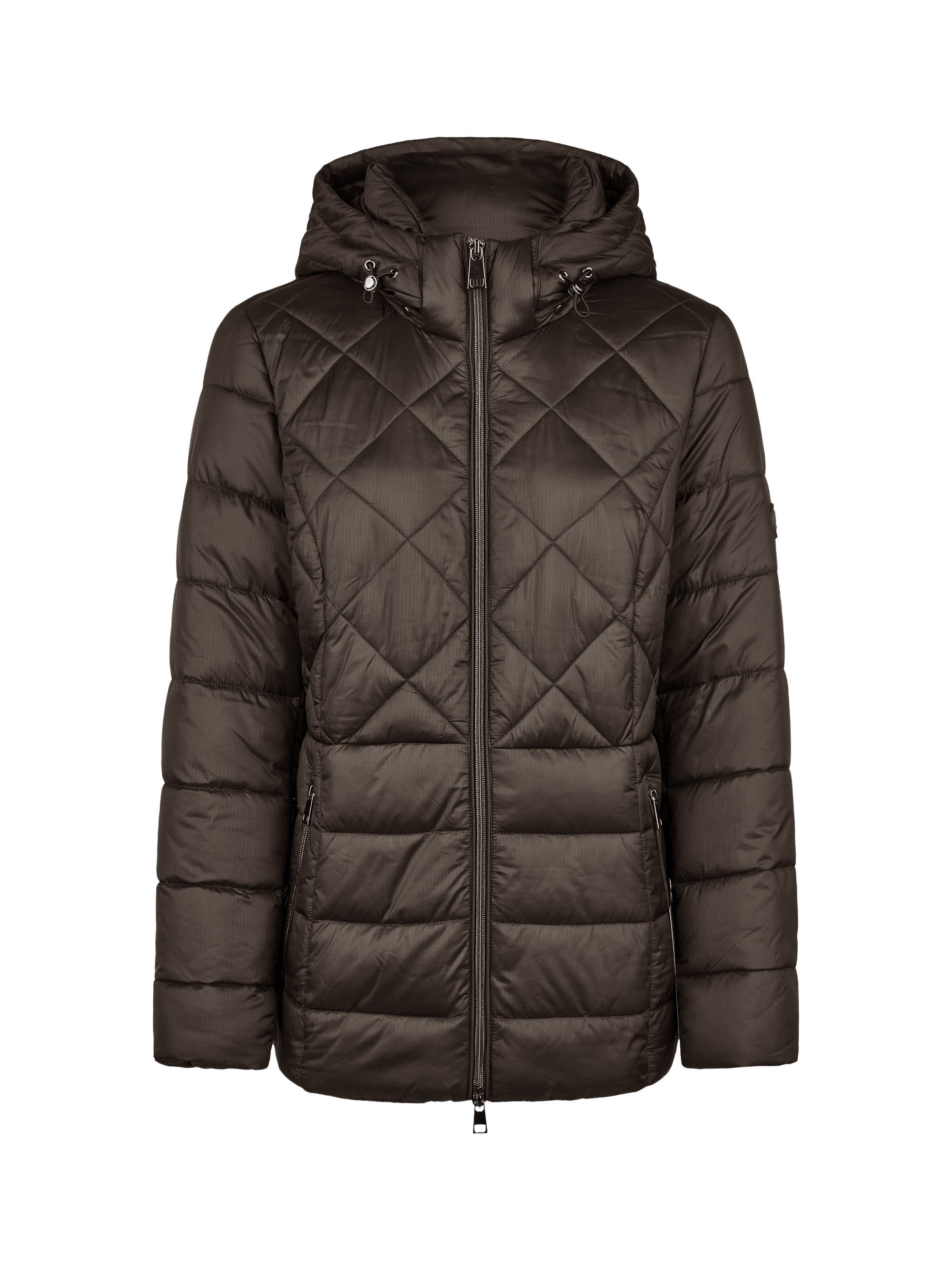 Barbara Lebek Steppjacke warme Damenjacke oder Herbstjacke mit abnehmbarer Kapuze