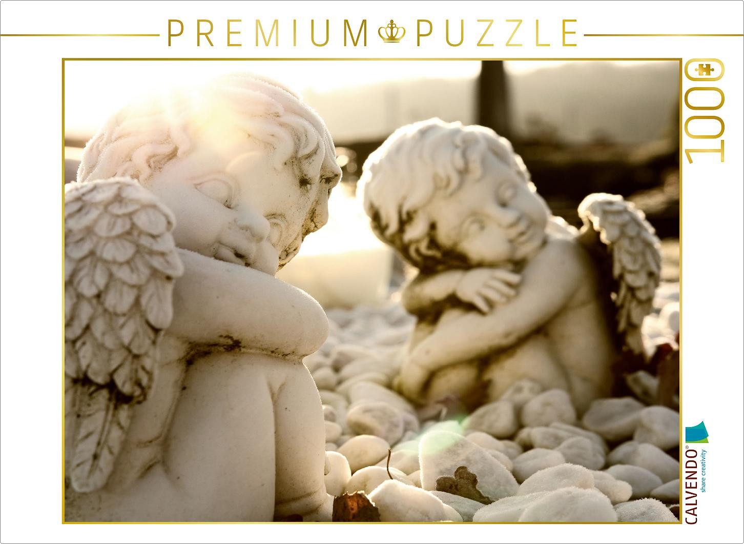 CALVENDO Puzzle CALVENDO Puzzle Liebe der Engel 1000 Teile Puzzle quer, 1000 Teile Le, 1000 Puzzleteile