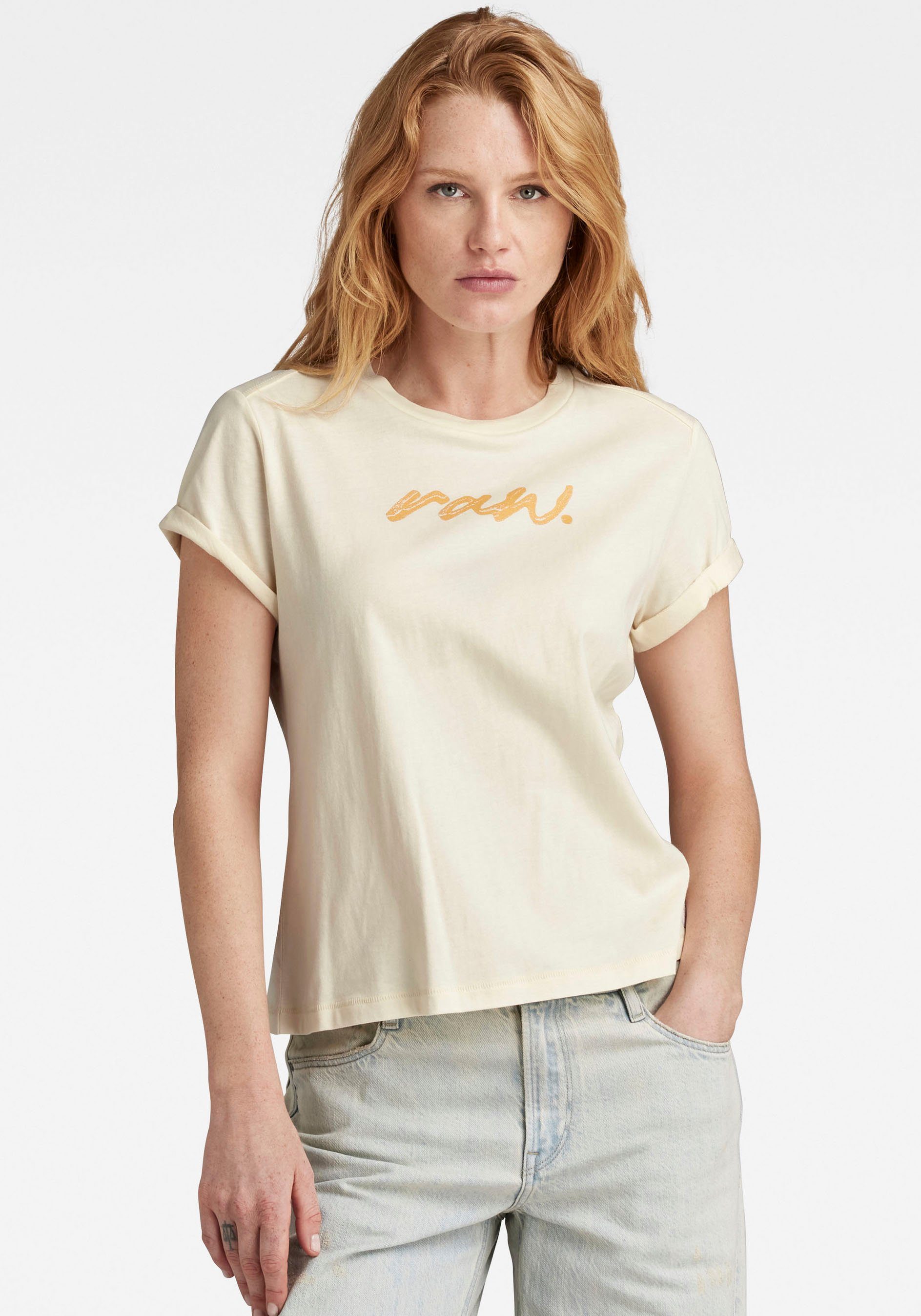 G-STAR Rundhalsshirt Raw Dot günstig online kaufen