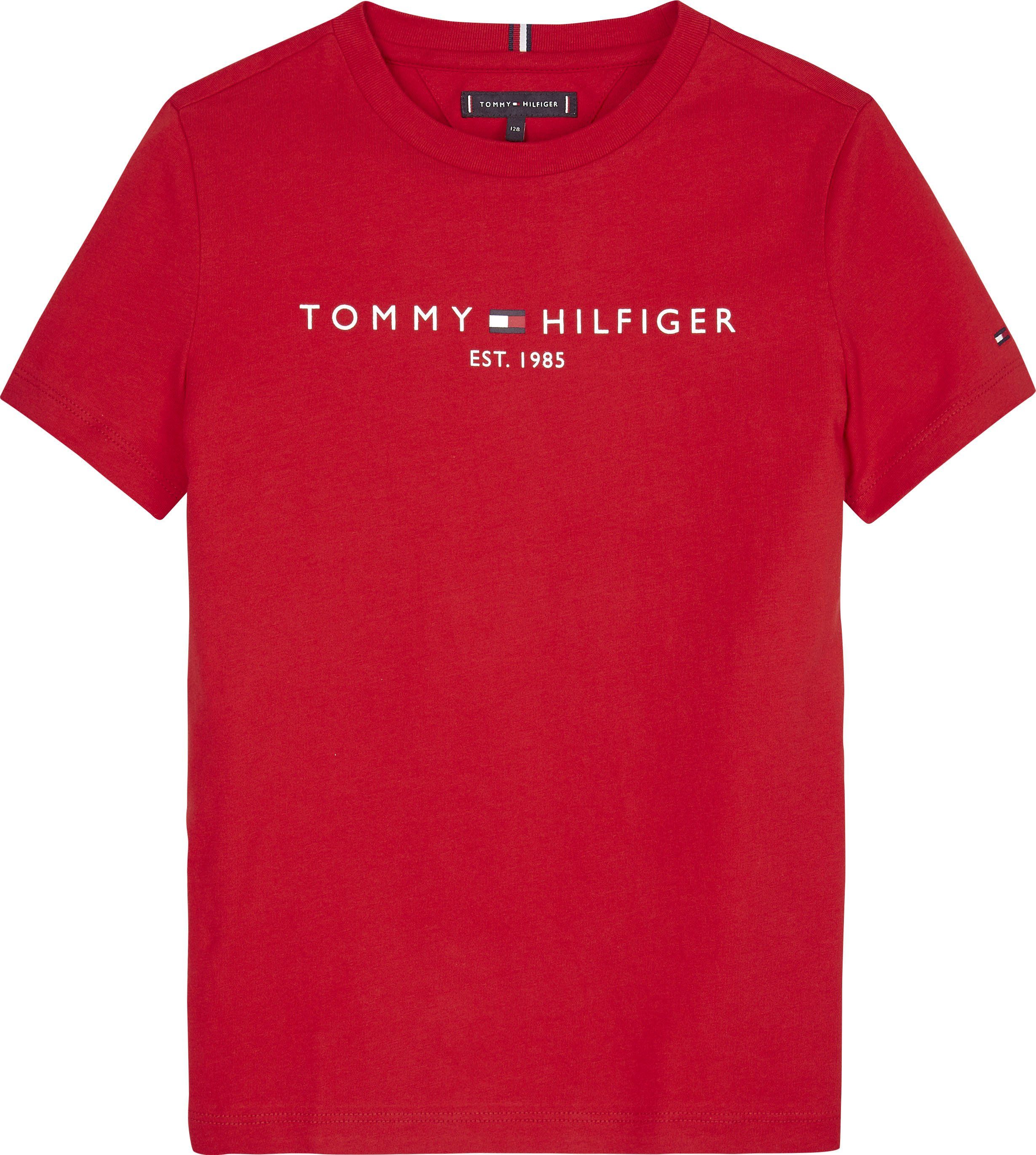 Tommy Hilfiger T-Shirt für TEE Jungen ESSENTIAL und Mädchen