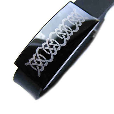 Vivance Armband "TattooART" Wolfram Tungsten Armband mit Laser Design