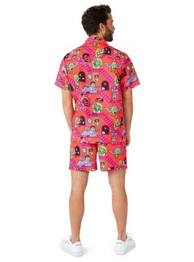 Opposuits Kostüm Sommer Kombi Rick & Morty Surreal, 'Interdimensional Combo, Morty!' - nerdy Hemd und Shorts aus einer and