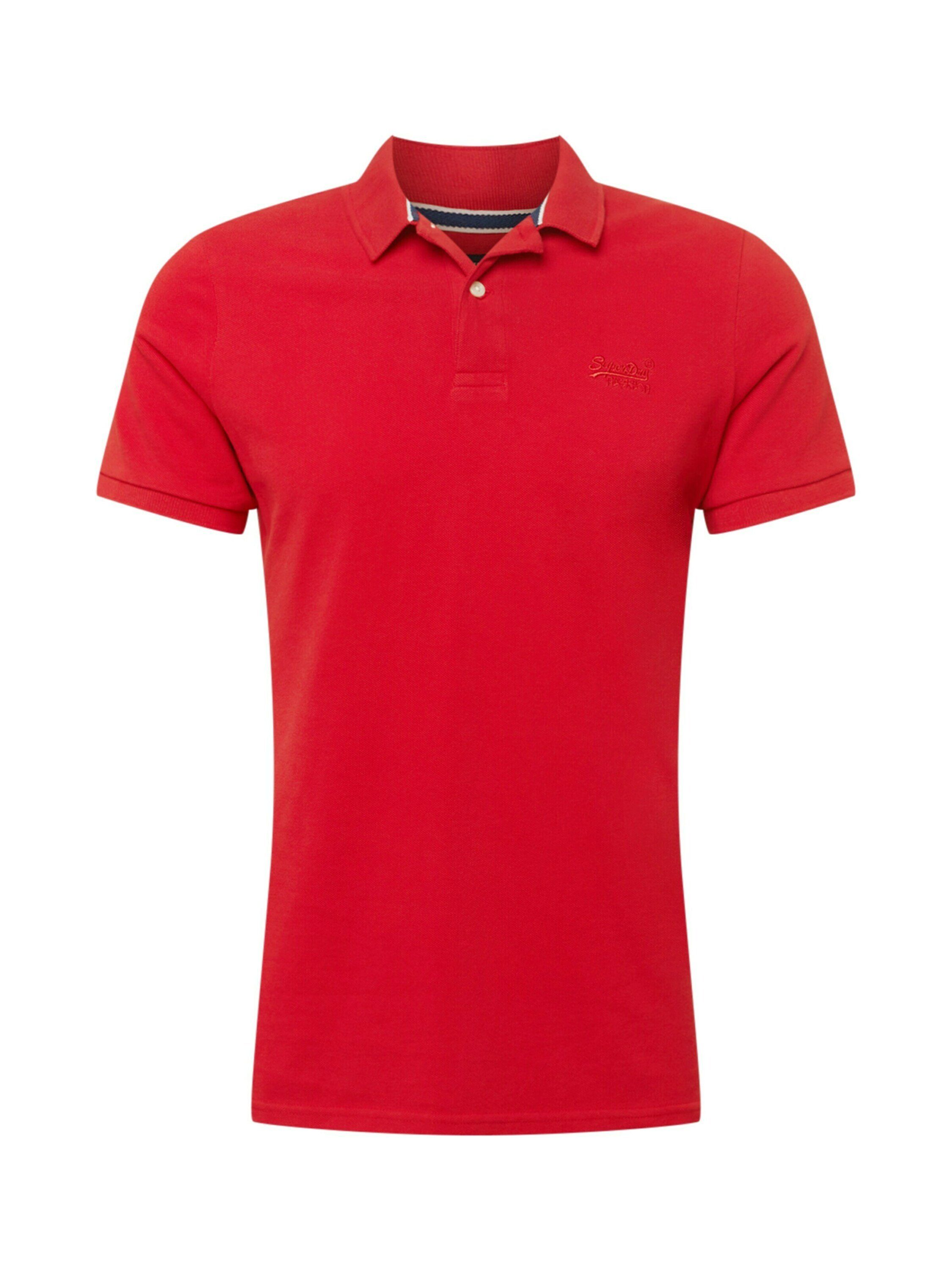 Superdry T-Shirt (1-tlg) Weiteres Detail Rot