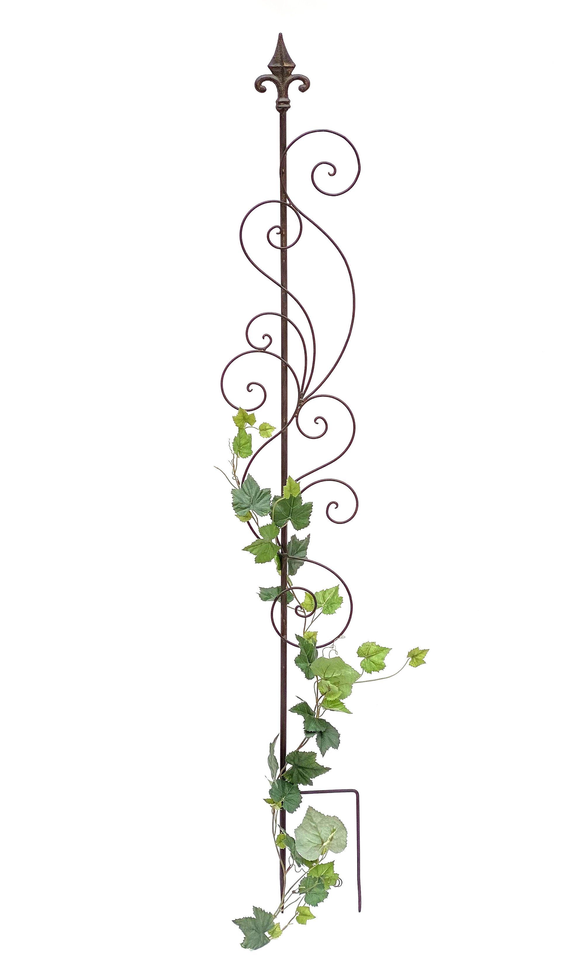 Rankhilfe Metall Blumengitter 140 cm Freistehend Rankgitter 81296