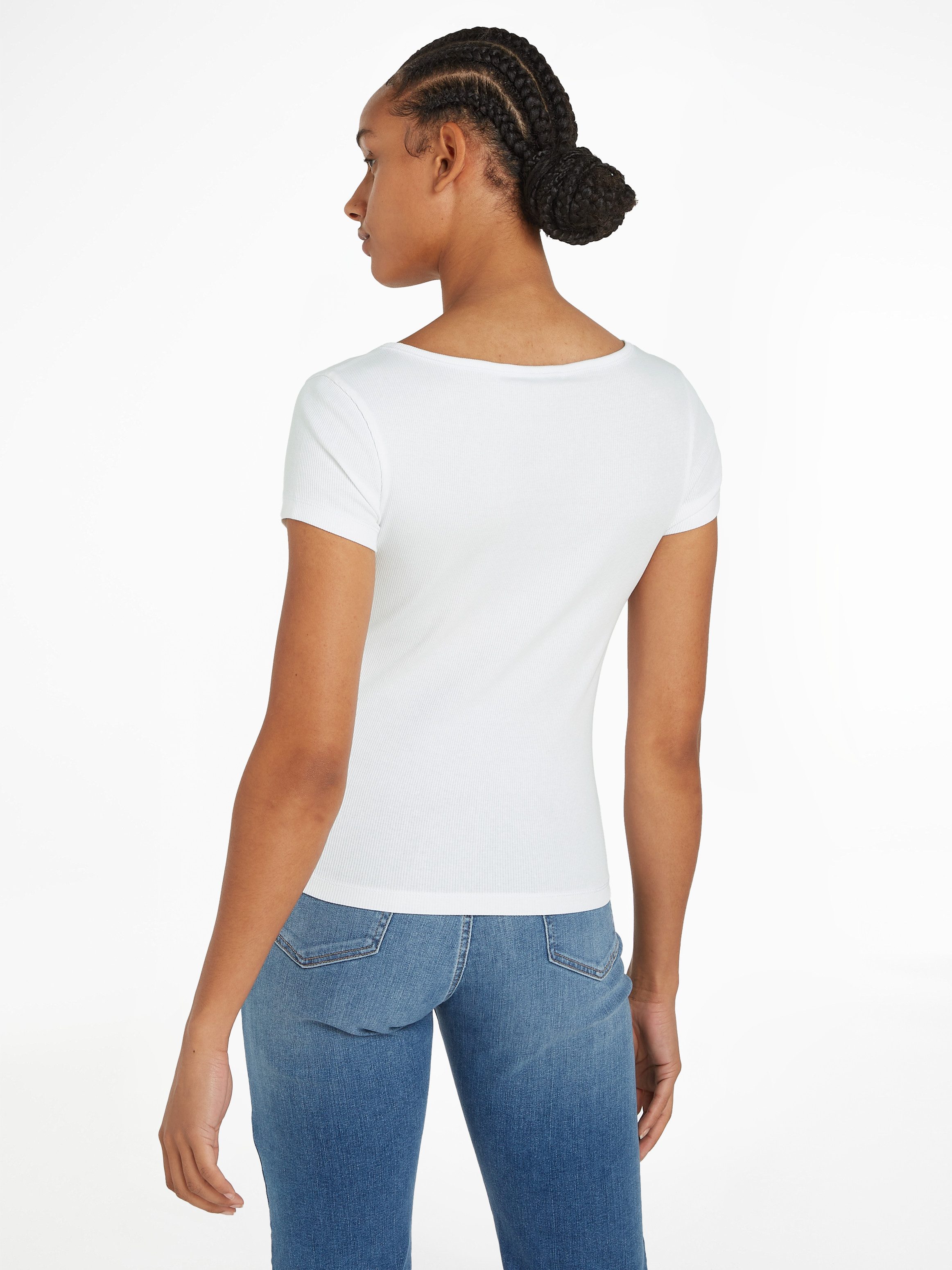 Tommy Jeans Rundhalsshirt TJW SLIM HENLEY günstig online kaufen