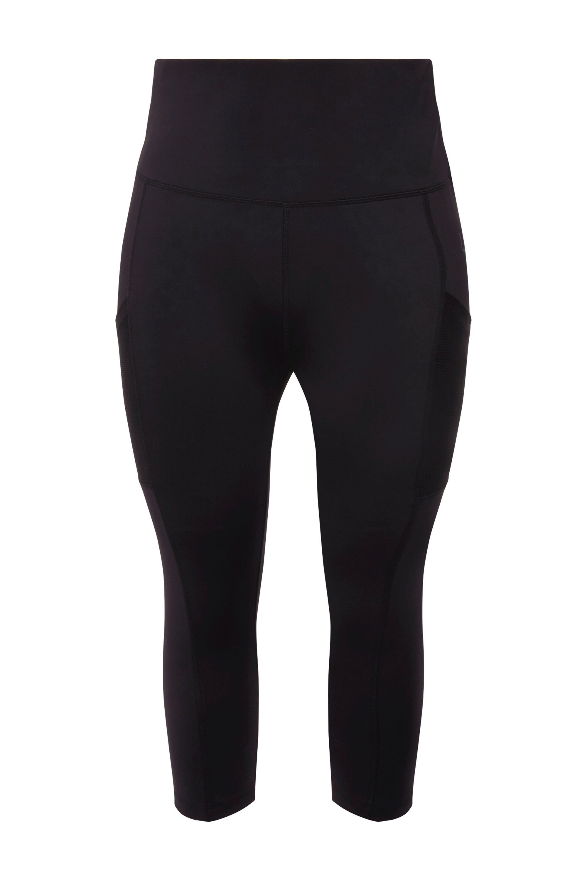 Ulla Popken Leggings 3/4-Leggings wadenlang High Waist schnelltrocknend