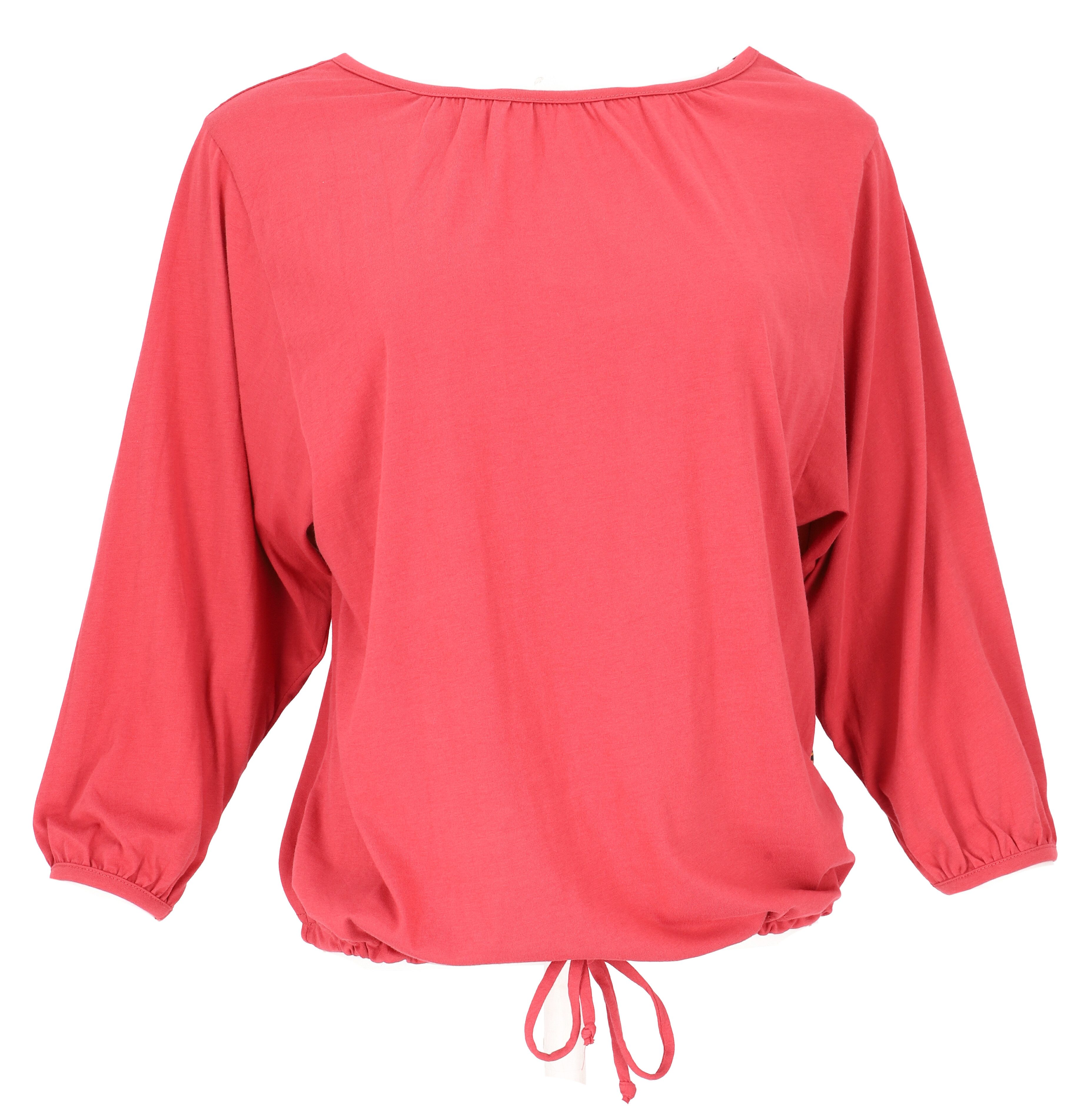 Longsleeve Einfarbiges Oversize Basic Fledermaus Shirt,..