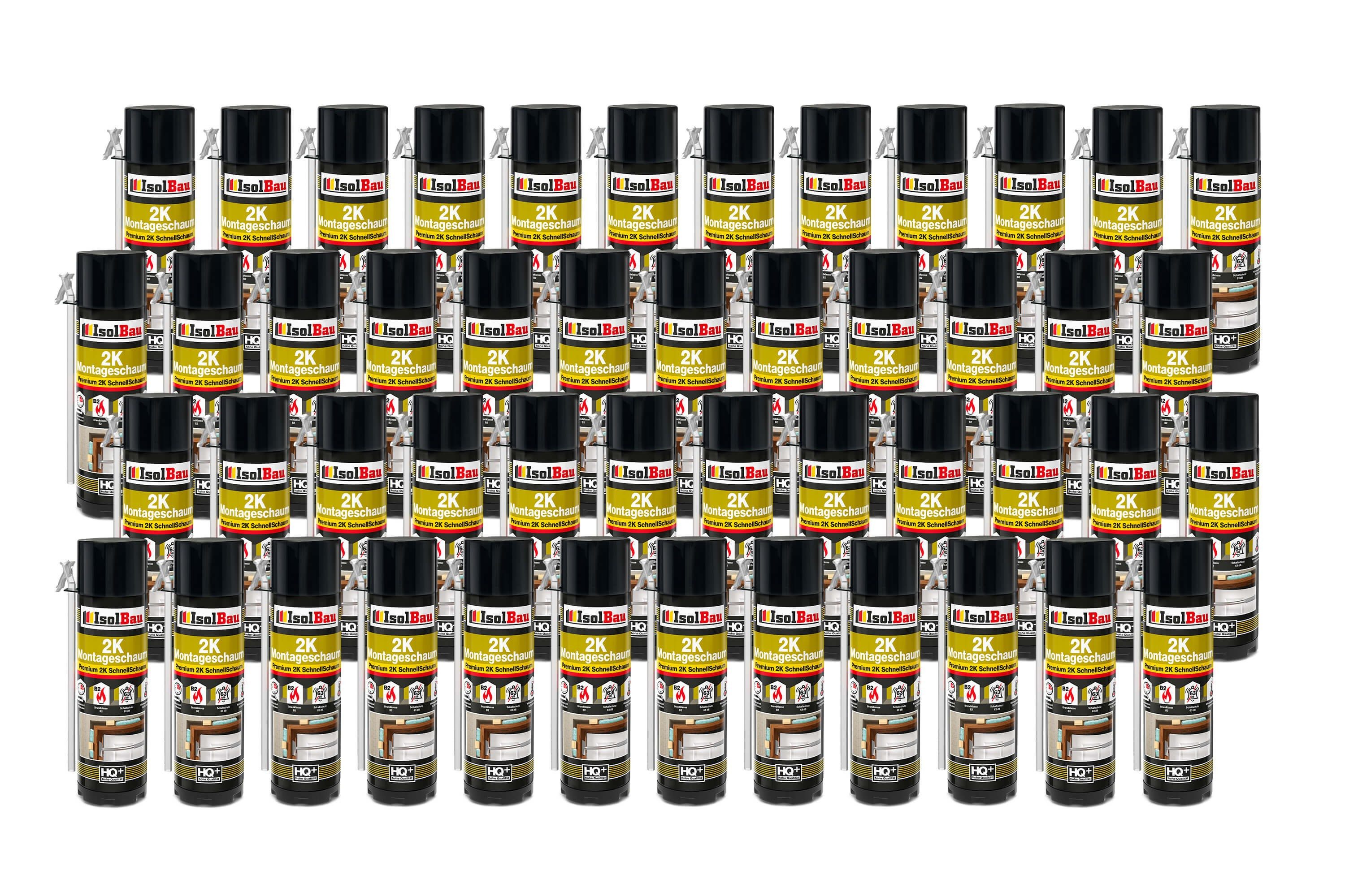 None Fenster 2K Montageschaum 48 x 400ml Türschaum, Fenster, Dämmung & Montag, Fenster- und Türrahmen sowie Fensterbänken, Isolieren und Verlegen