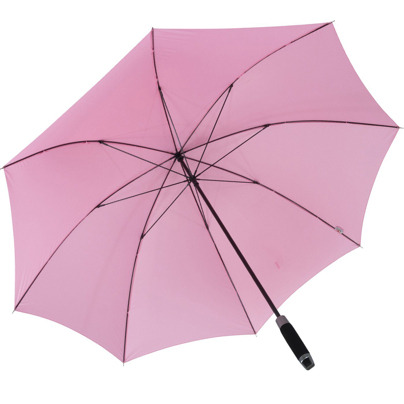 doppler® Stockregenschirm XXL Golfschirm, Partnerschirm für Damen und Herren, groß und stabil, uni-Sommerfarben - rosa