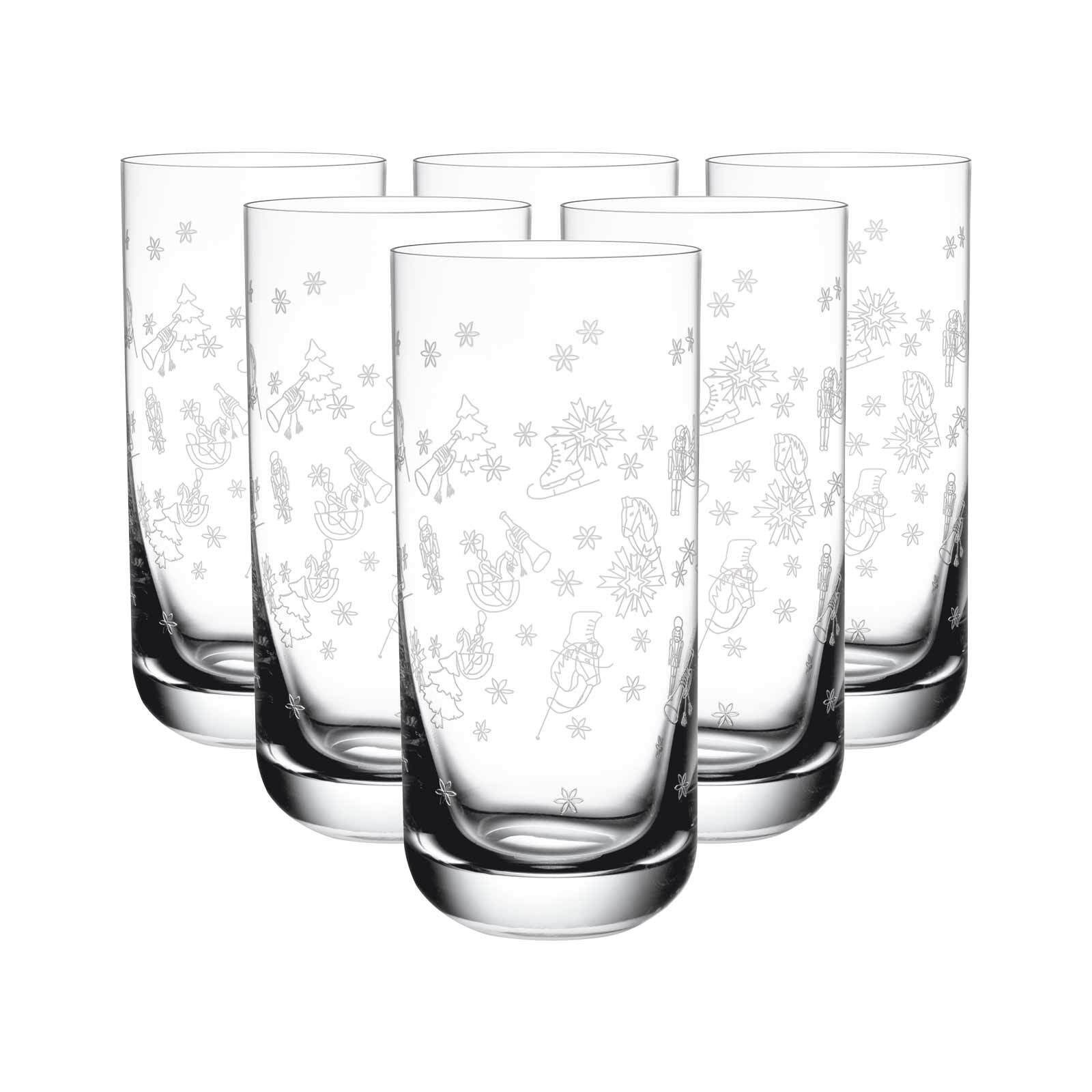 Villeroy & Boch Longdrinkglas Toy's Delight Бокалы для лонгдринка 440 ml 6er Set, Kristallglas