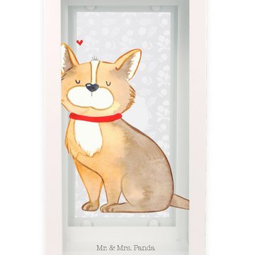 Mr. & Mrs. Panda Gartenleuchte L Hund Glück - Transparent - Geschenk, Laterne kleine Laternen, Hund, Charmante Motive