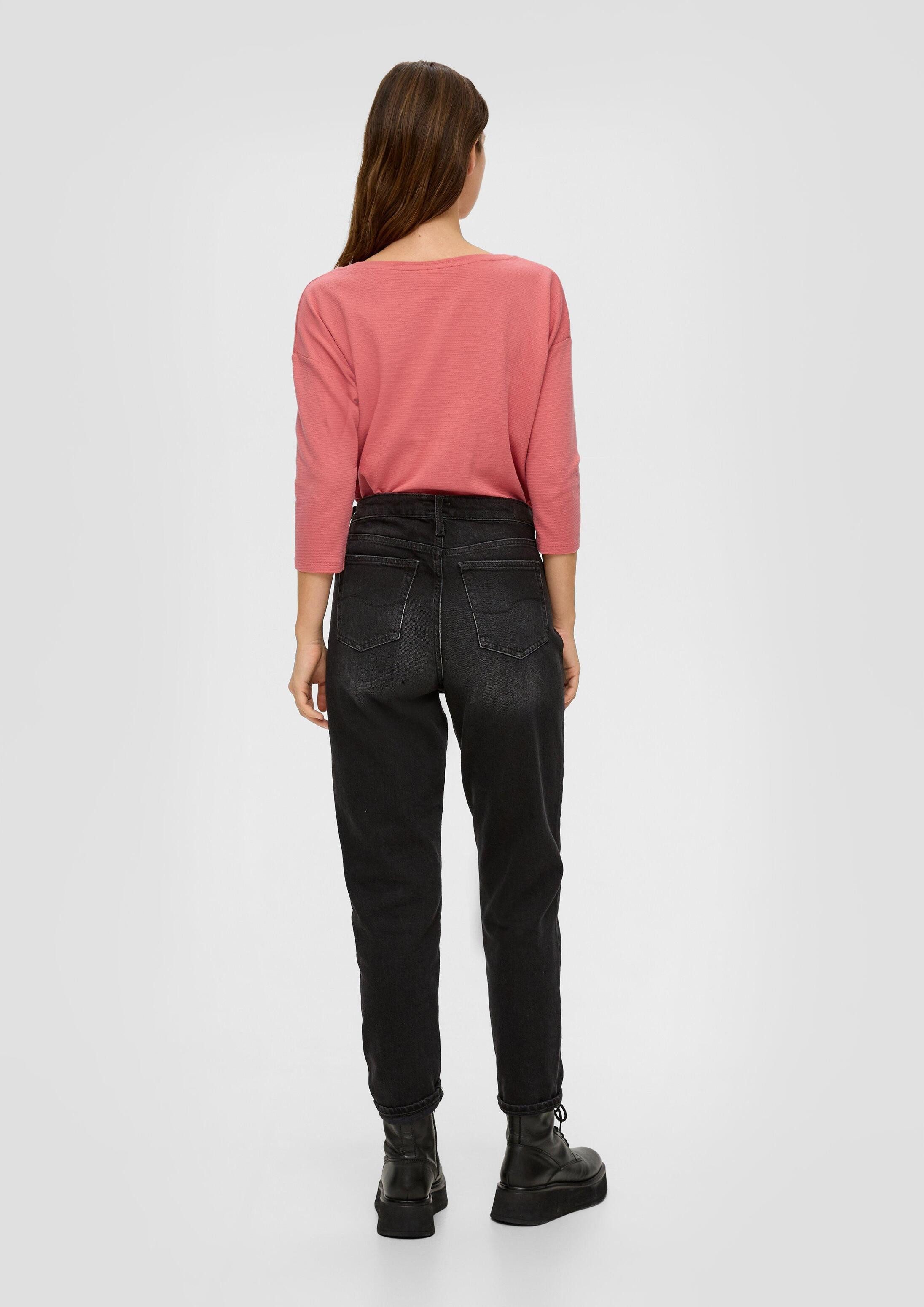QS 3/4-Arm-Shirt T-Shirt Shirt mit 3/4-Ärmeln