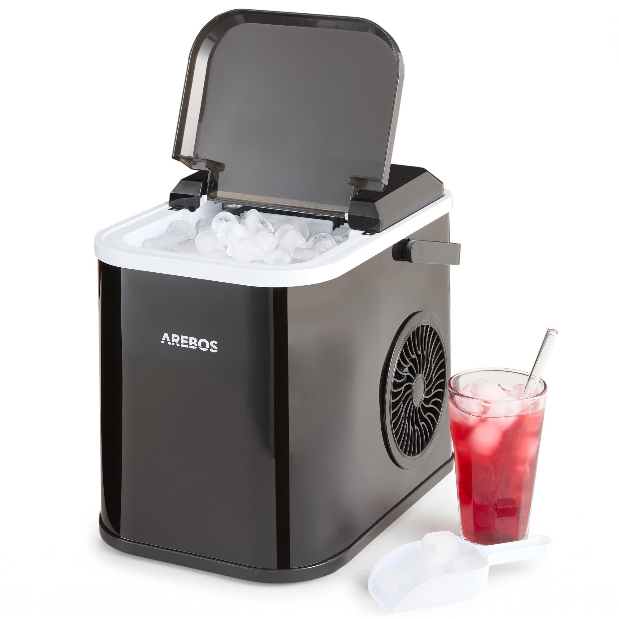 Eiswürfelmaschine 1,1L Icemaker Eiswürfelbereiter Eismaschine 12 kg
