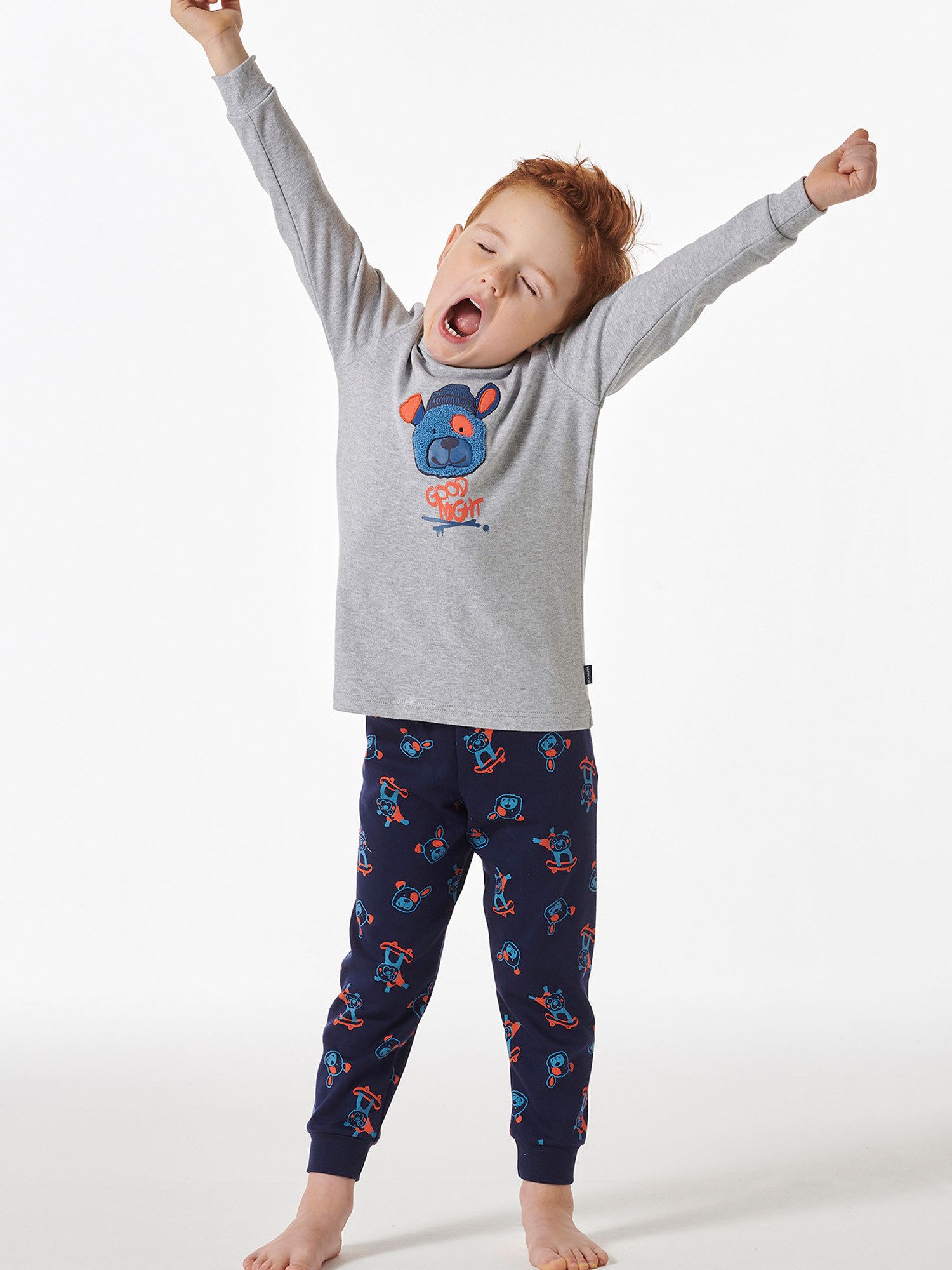 Schiesser Pyjama Boys World (2 tlg) schlafanzug schlafmode bequem