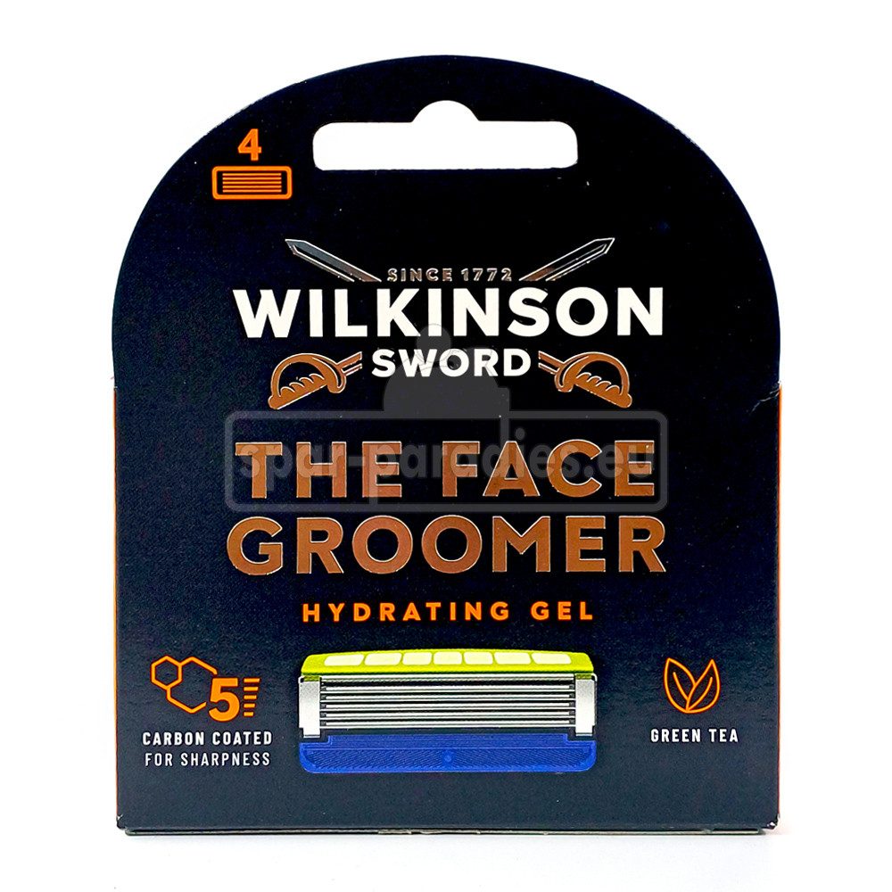 Wilkinson Rasierklingen Wilkinson HYDRO 5 The Face Groomer Rasierklingen, 4er Pack