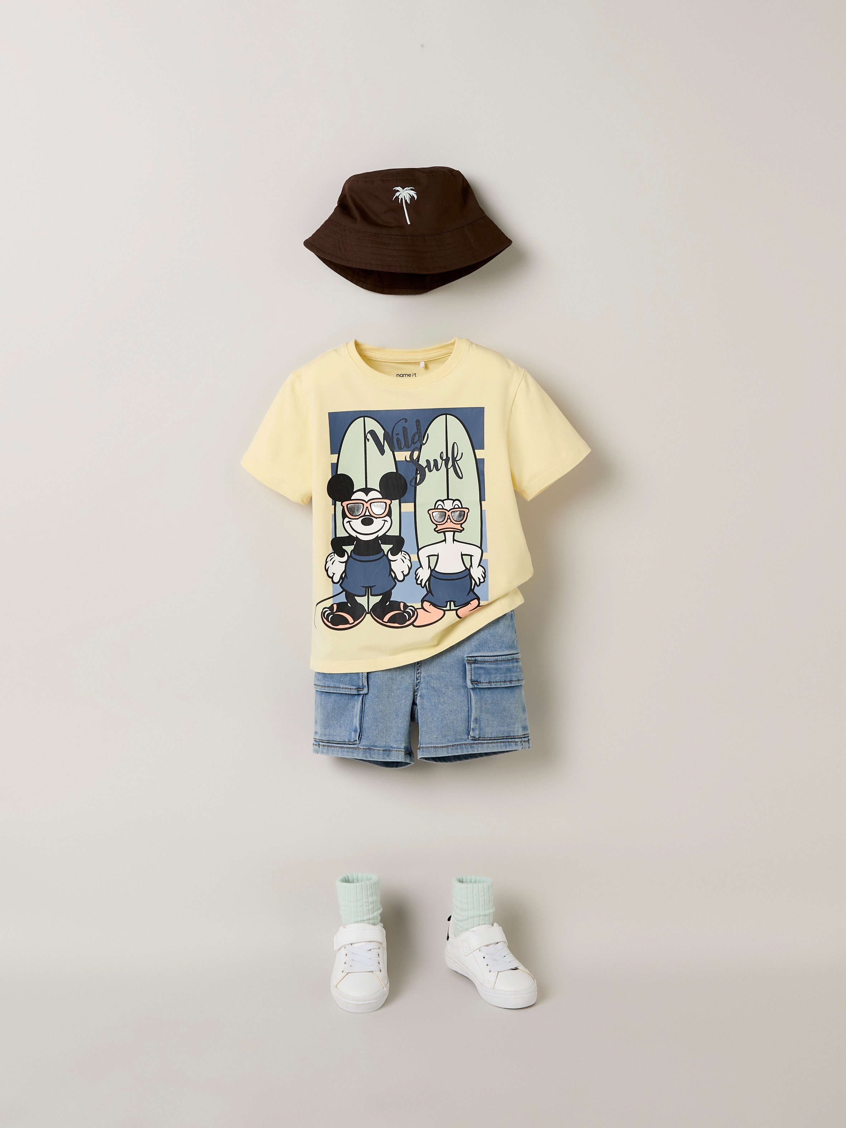Name It T-Shirt NMMART MICKEY SS NREG TOP BOX WDI Baumwollmischung, regular fit – Bild 5 von 5