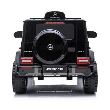 ES-Toys Elektro-Kinderauto Kinderauto Mercedes G63 AMG, Belastbarkeit 30 kg, MP3, Stoßdämpfer, Fernbedienung
