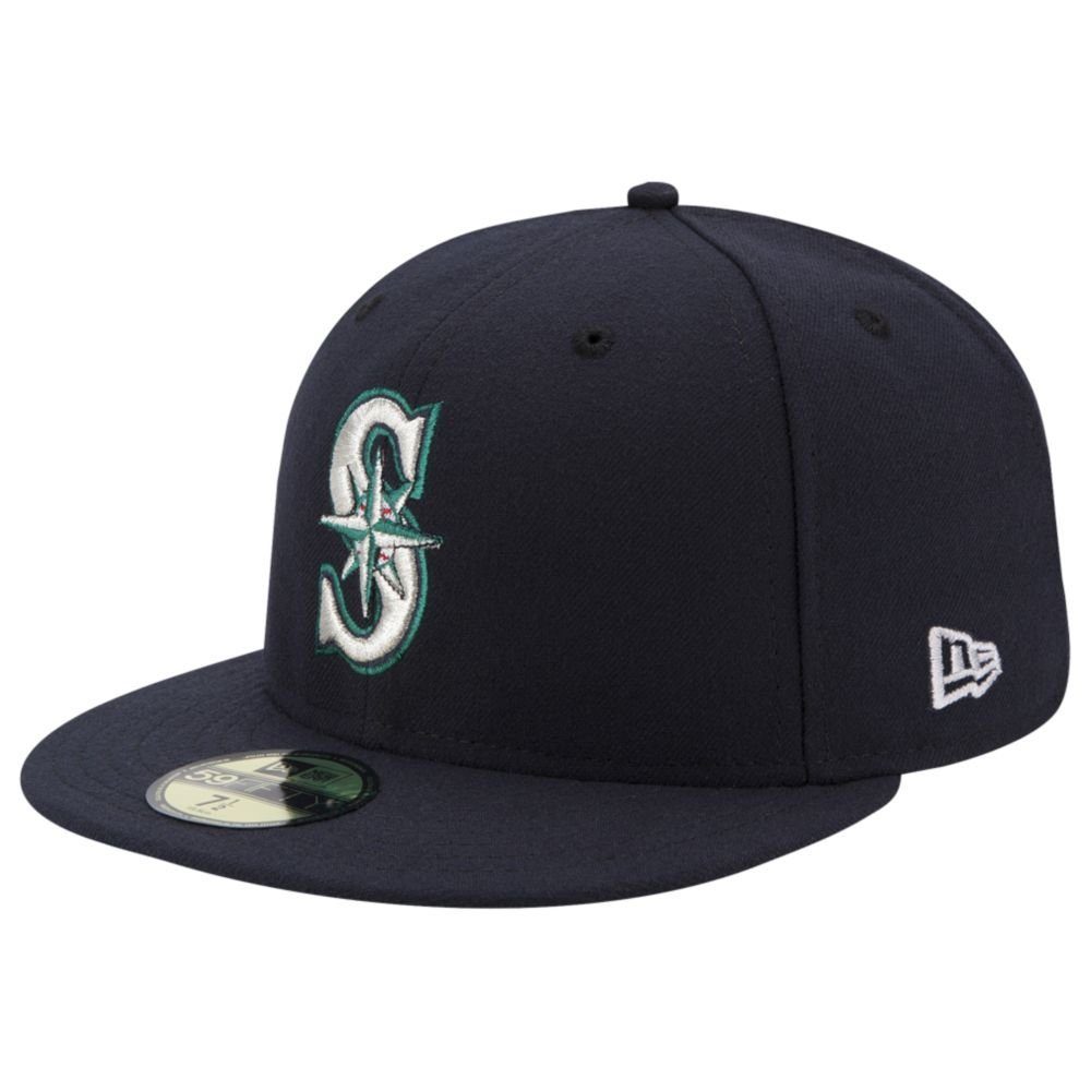 New Era Fitted Cap 59Fifty AUTHENTIC ONFIELD Seattle Mariners