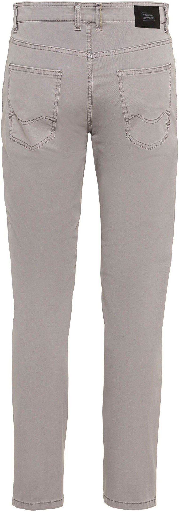 camel 5-Pocket-Hose gray active stone