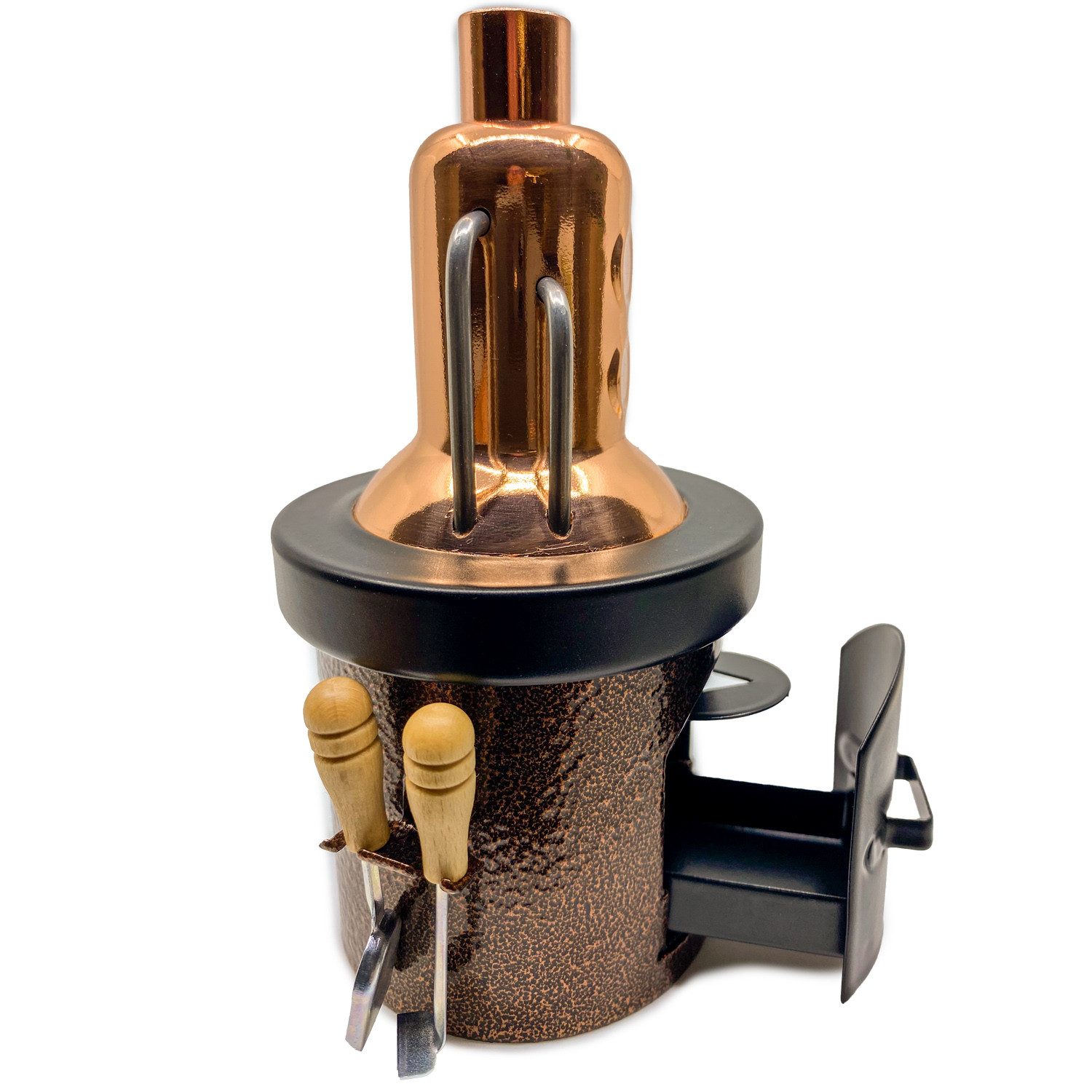 Crottendorfer Räucherhaus Destillator Kupfer-Antik, Hergestellt in Deutschland Original Erzgebirge