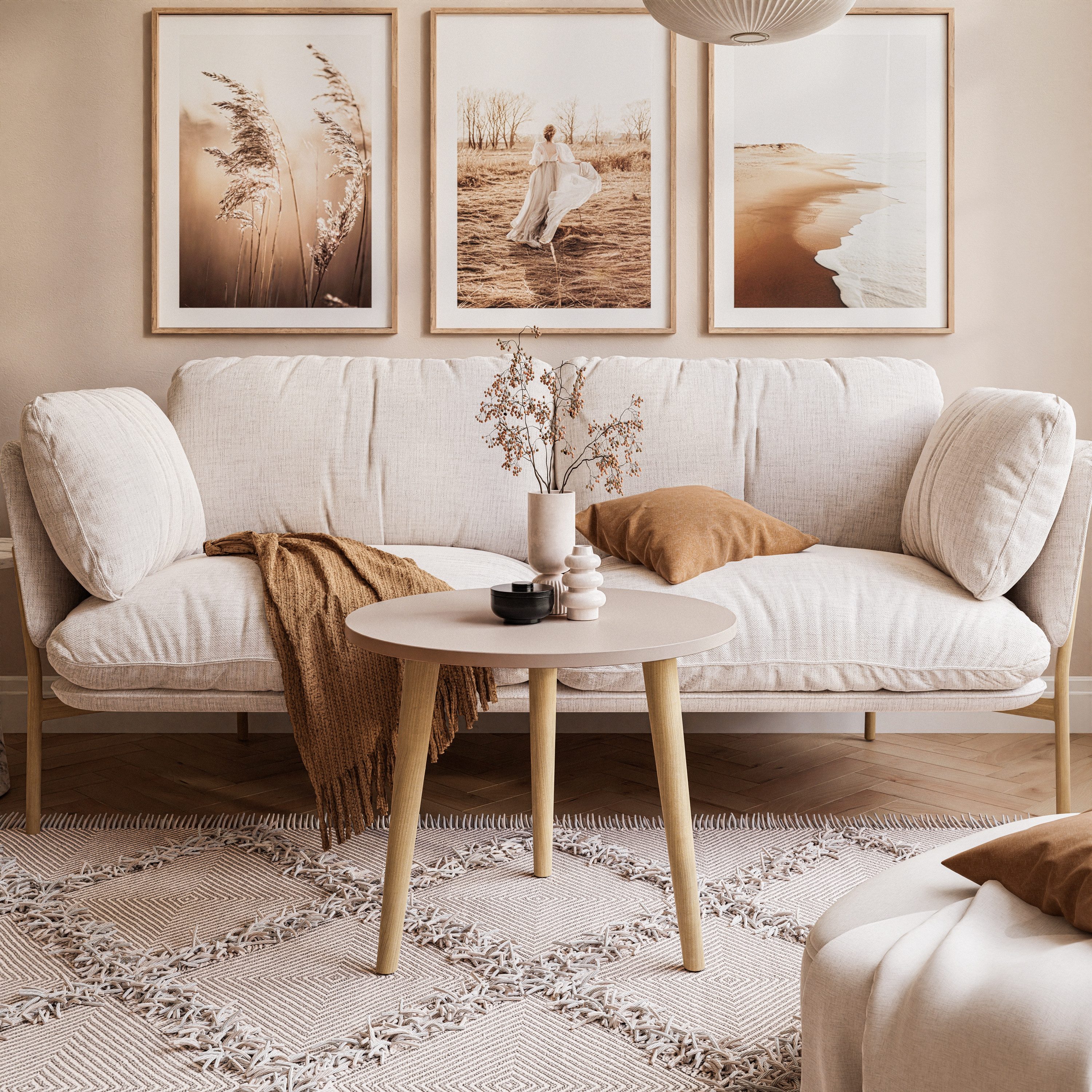 Lookway Couchtisch HARMONY Roundsofatisch