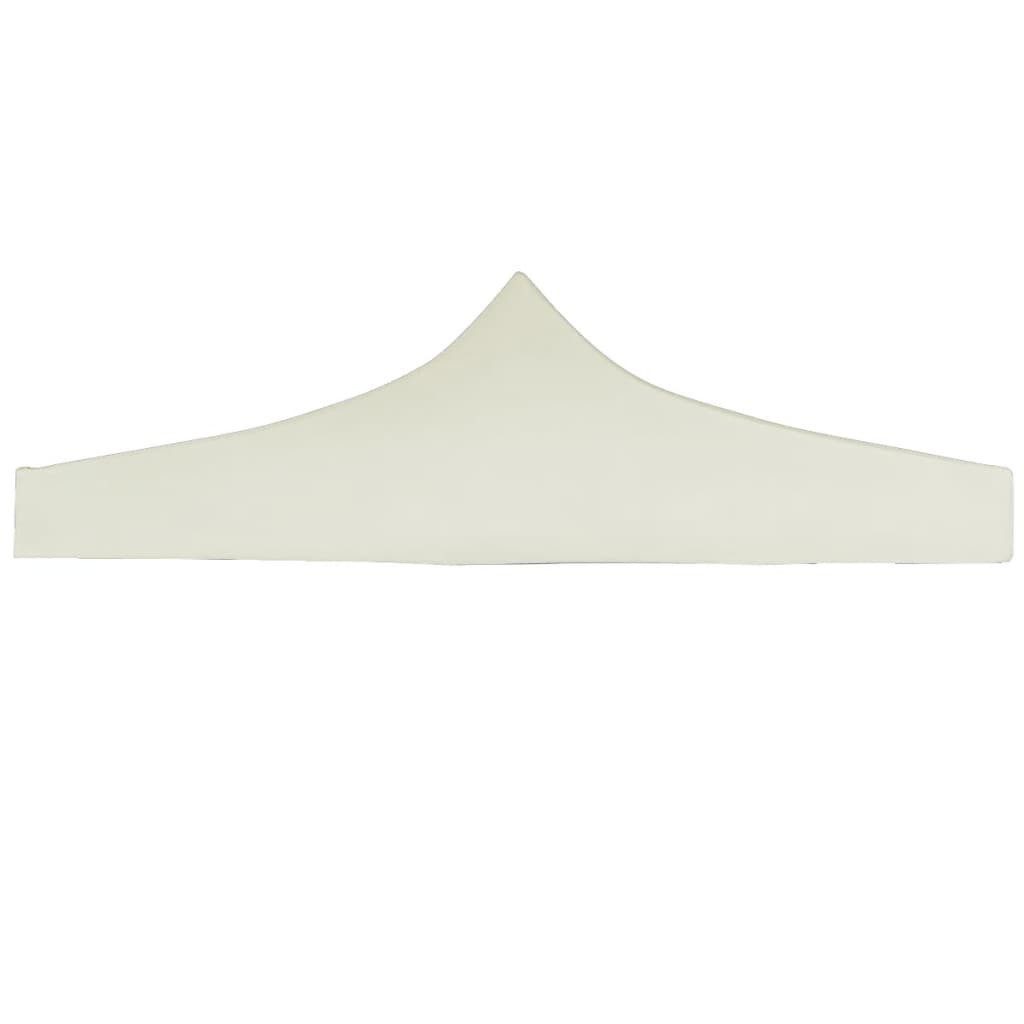 vidaXL Pavillon-Ersatzdach Partyzeltdach 3x3 m Creme, 290 x 290 cm