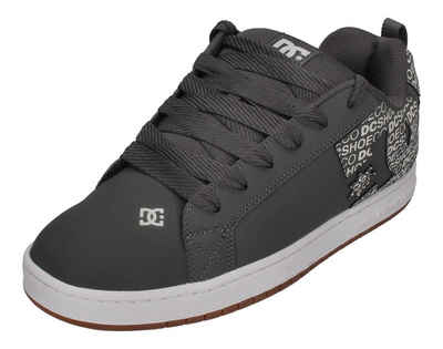 DC Shoes Court Graffik Skateschuh Dark Grey White