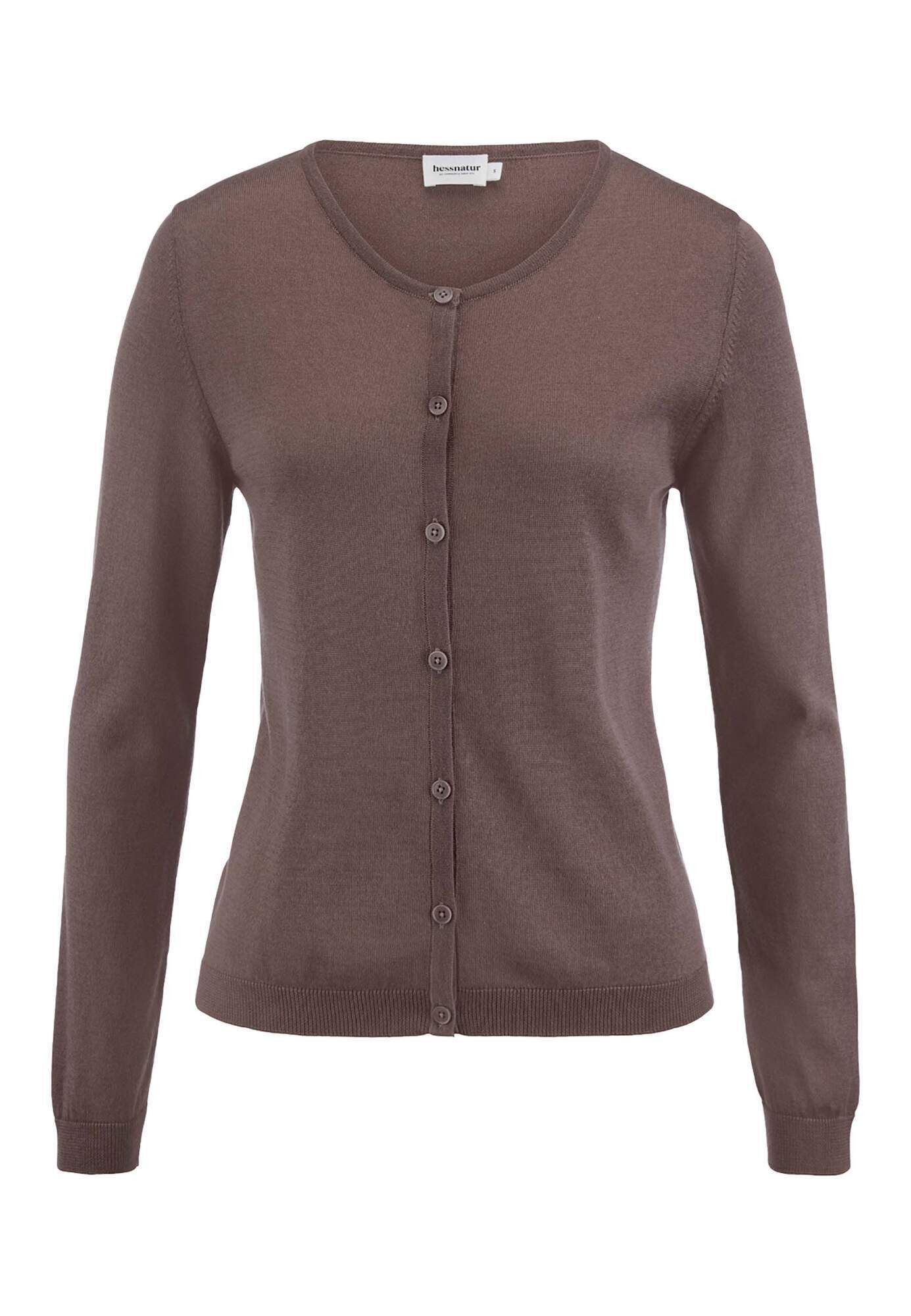 Strickjacke aus TENCEL™ Lyocell mit Bio-Baumwolle