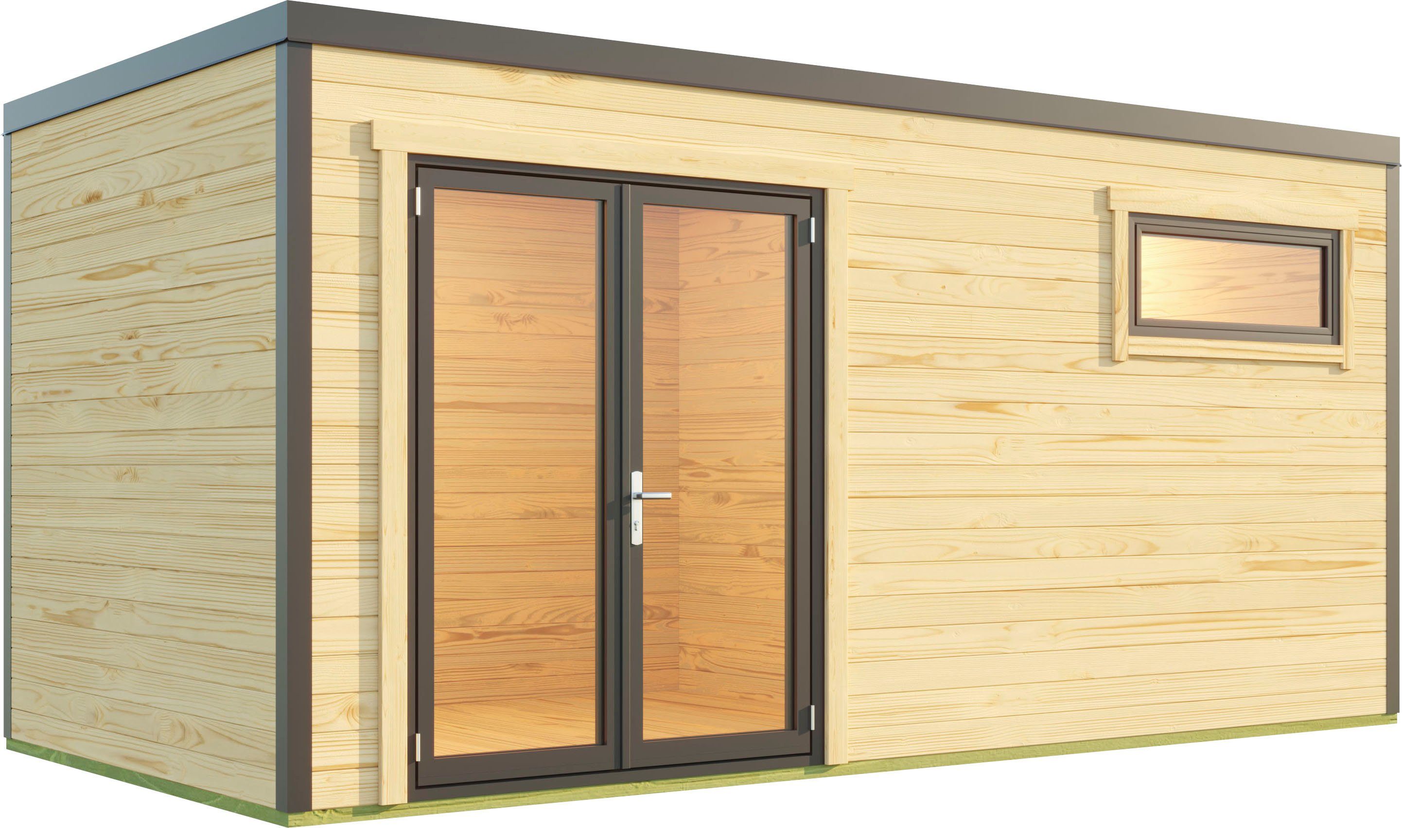 LASITA MAJA Gartenhaus SARDINIA, BxT: 500x250 cm, (Set, inkl. Fussbodenbretter zum verlegen)